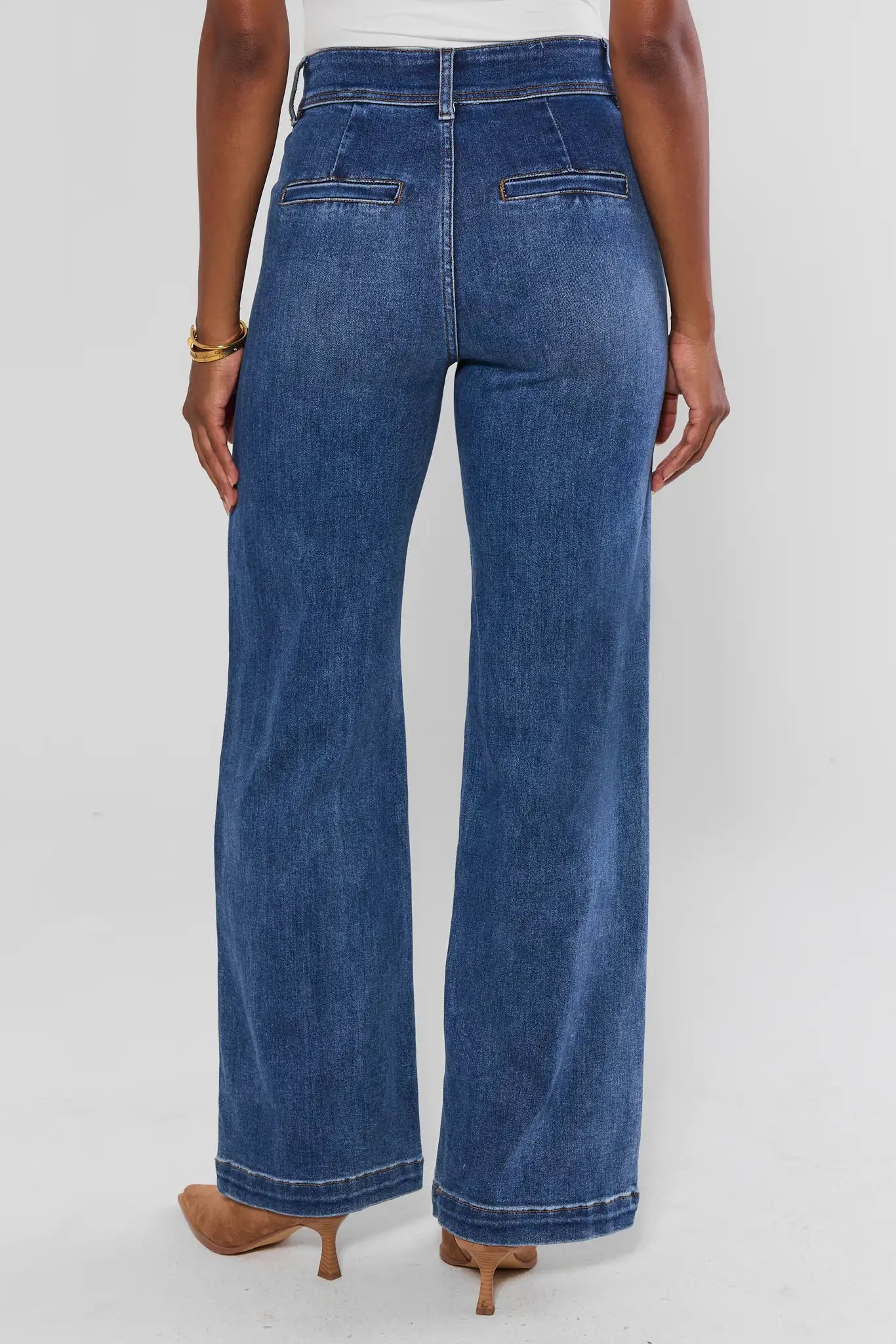 Kameron Medium Wash Wide Leg Jeans