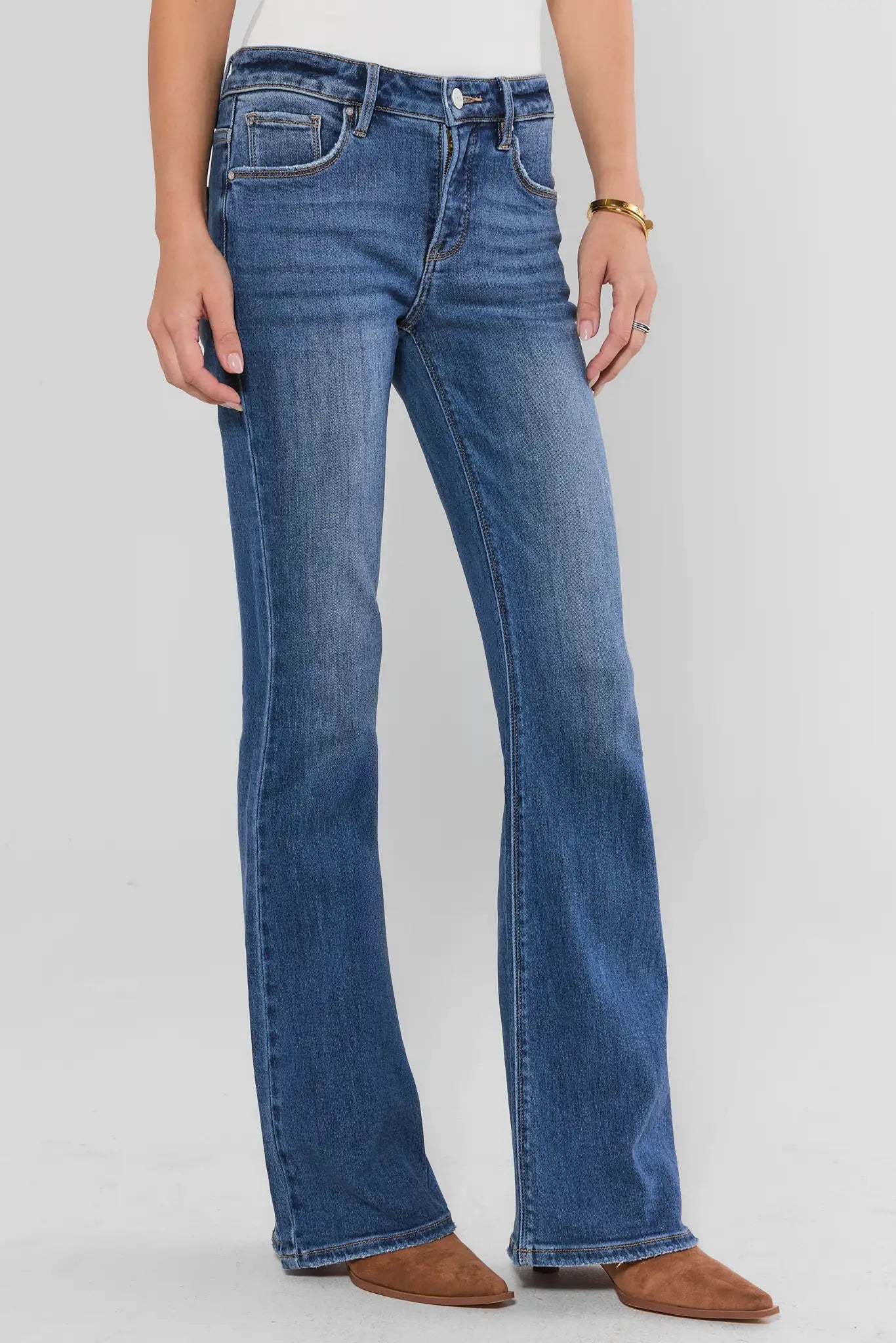 Maeve Medium Wash Bootcut Jeans