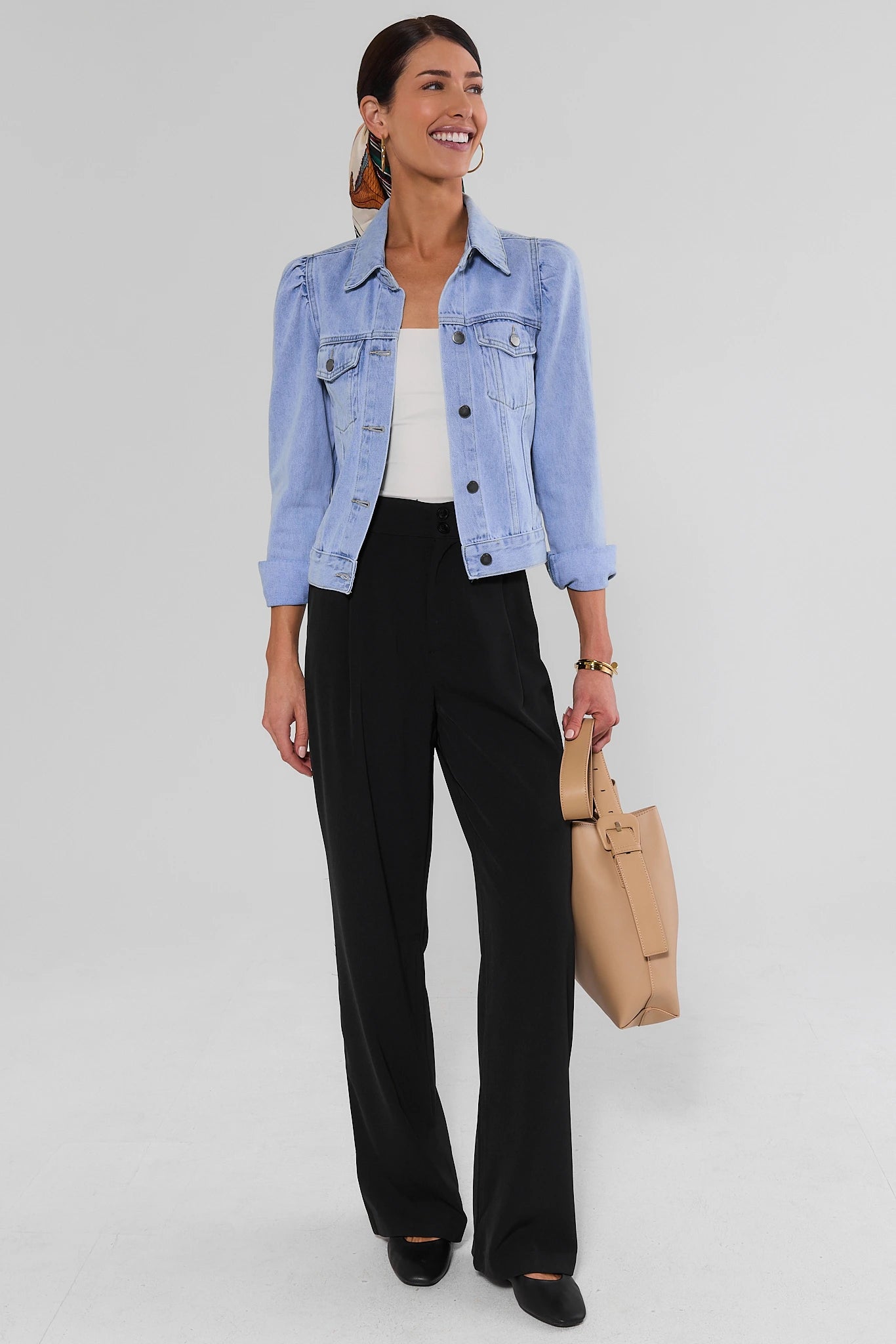 Antoinette Black Wide Leg Pants