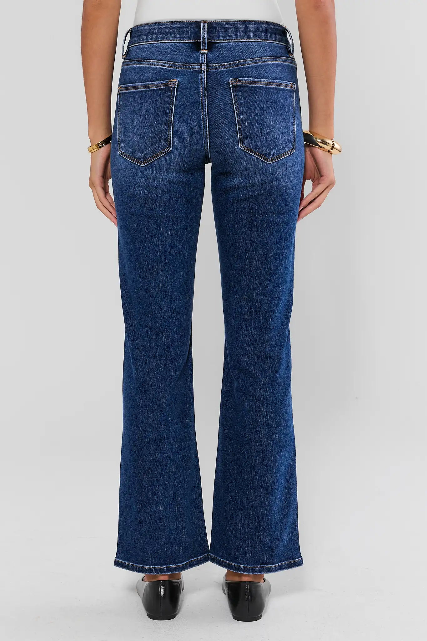 Becca Medium Wash Kick Flare Jeans