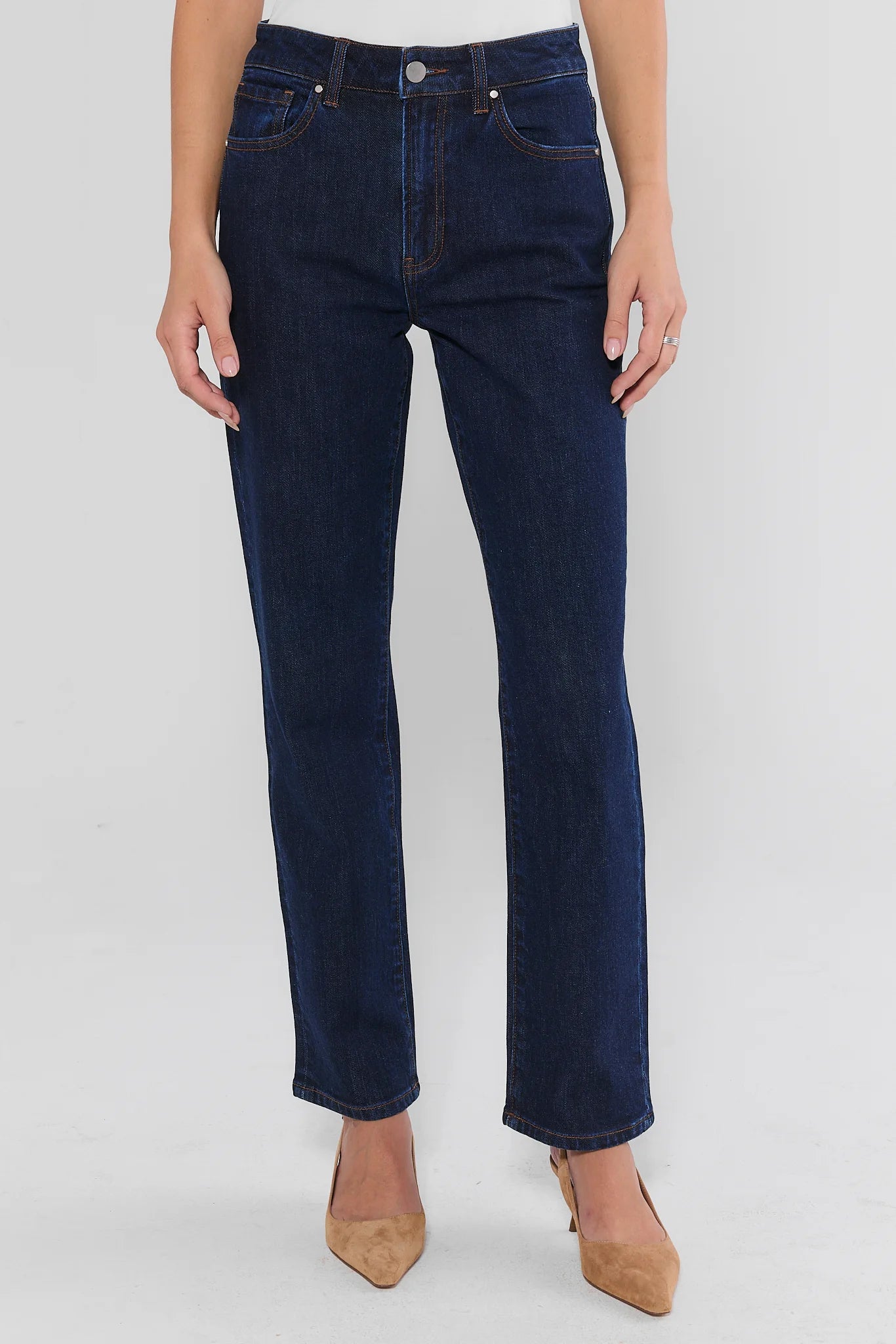 Molly Dark Wash Straight Leg Jeans