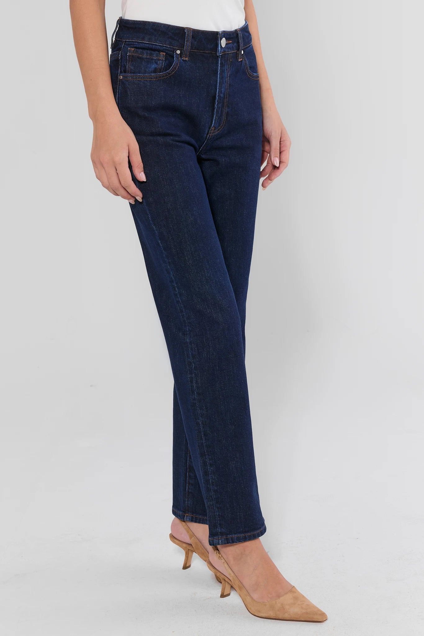 Molly Dark Wash Straight Leg Jeans