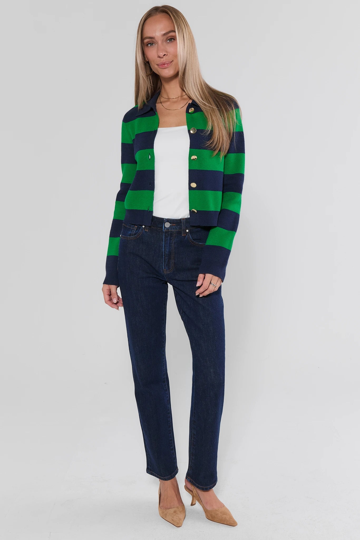 Molly Dark Wash Straight Leg Jeans