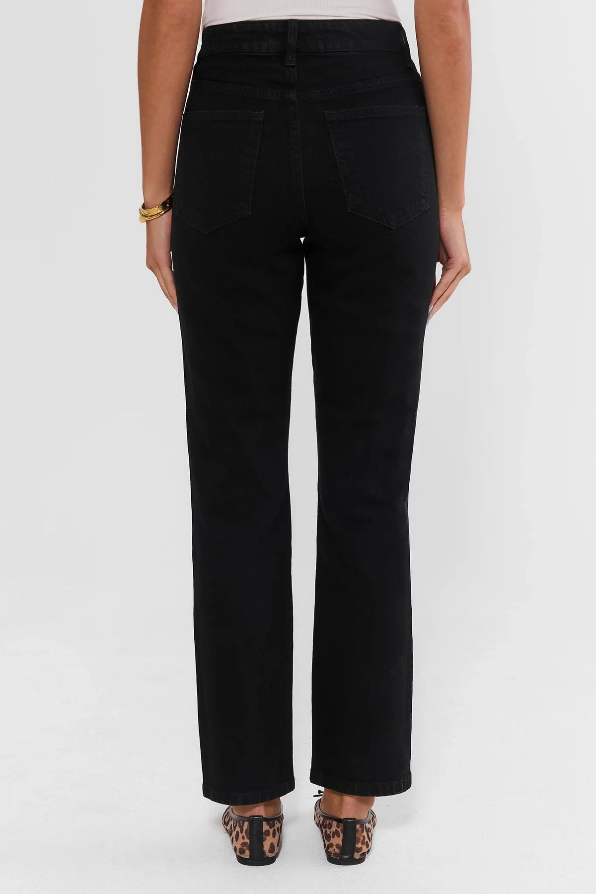 Molly Black Straight Leg Jeans