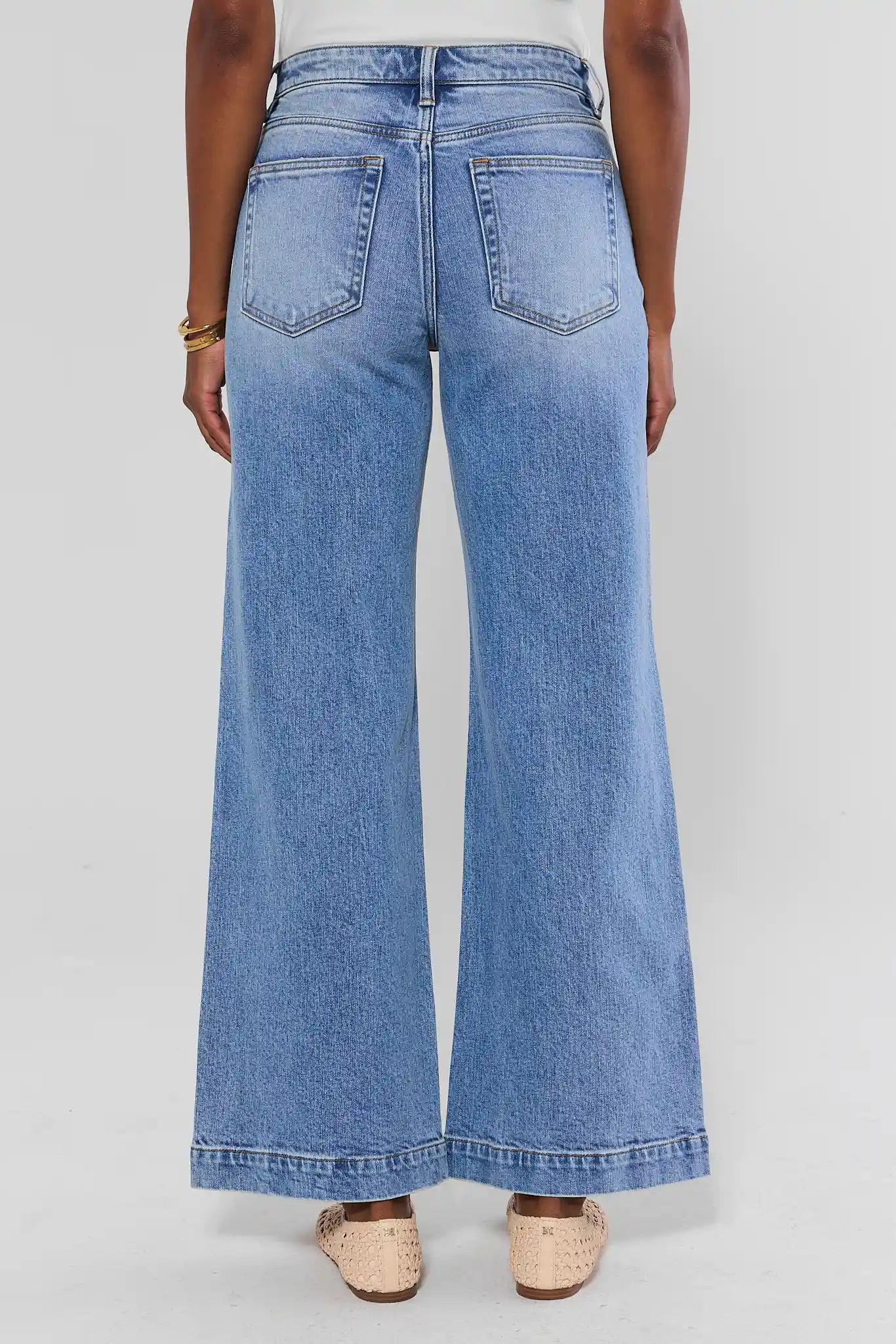 Kayla Medium Wash Wide Leg Jeans