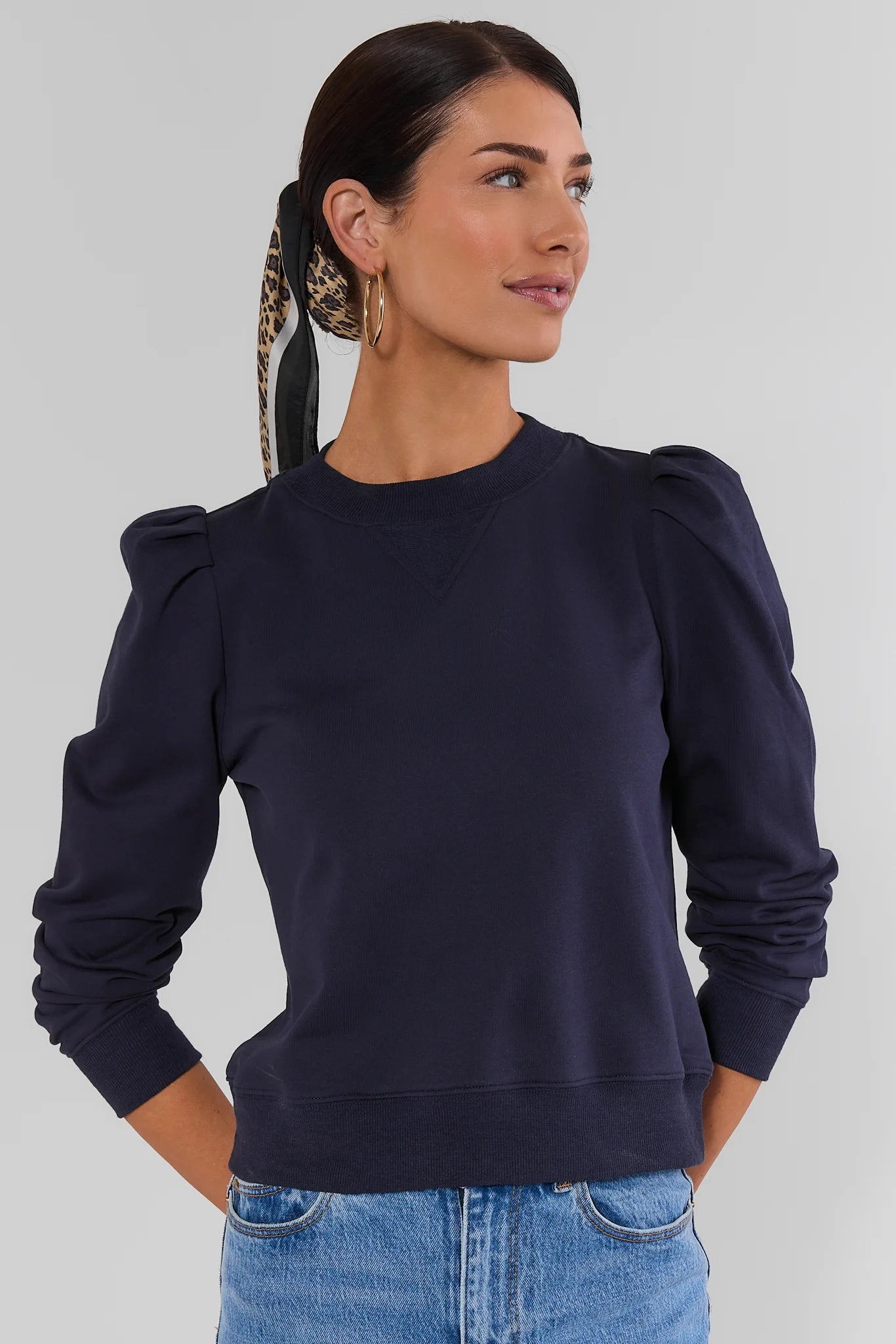 Navy Knit Crewneck