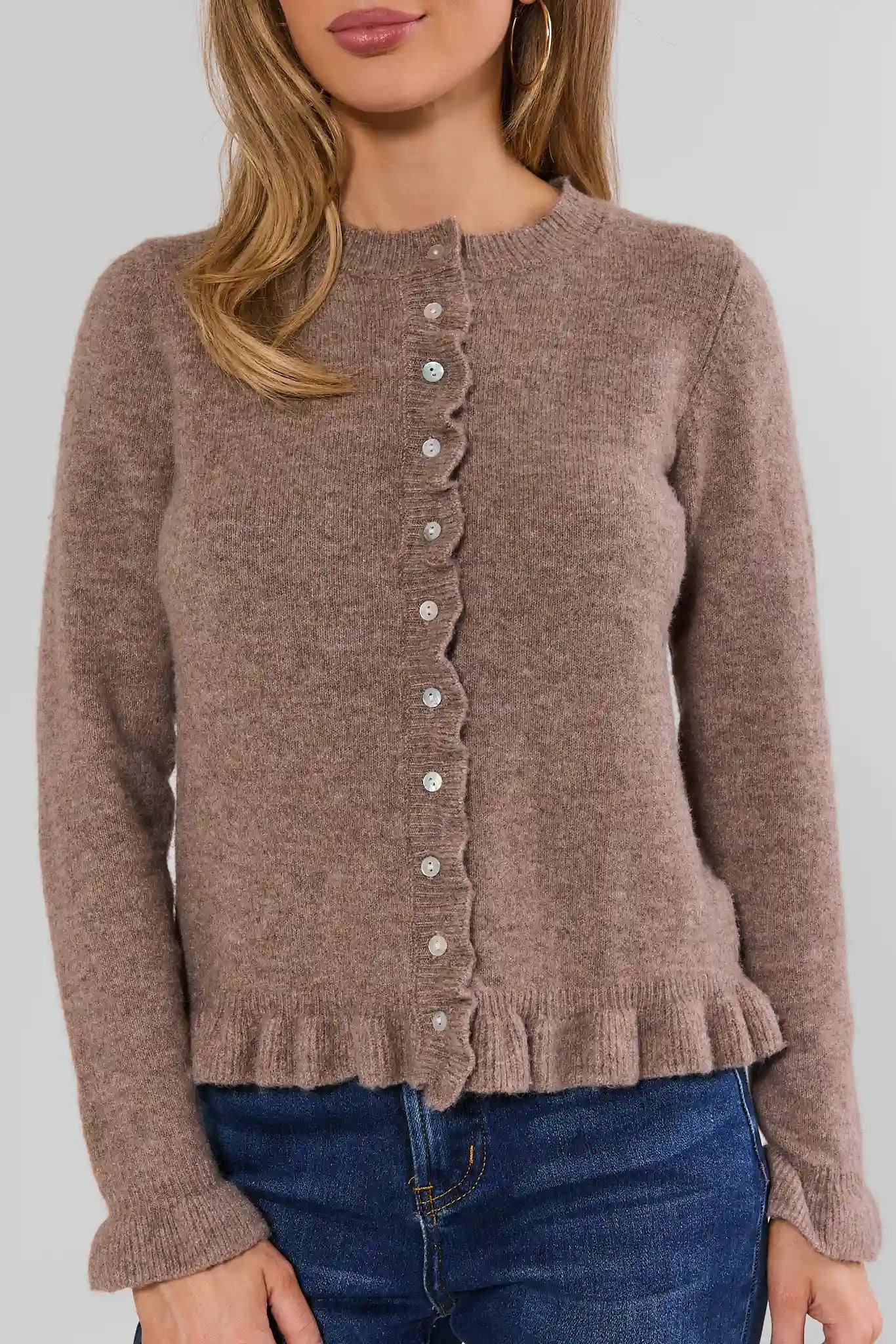 Jamie Brown Scalloped Cardigan