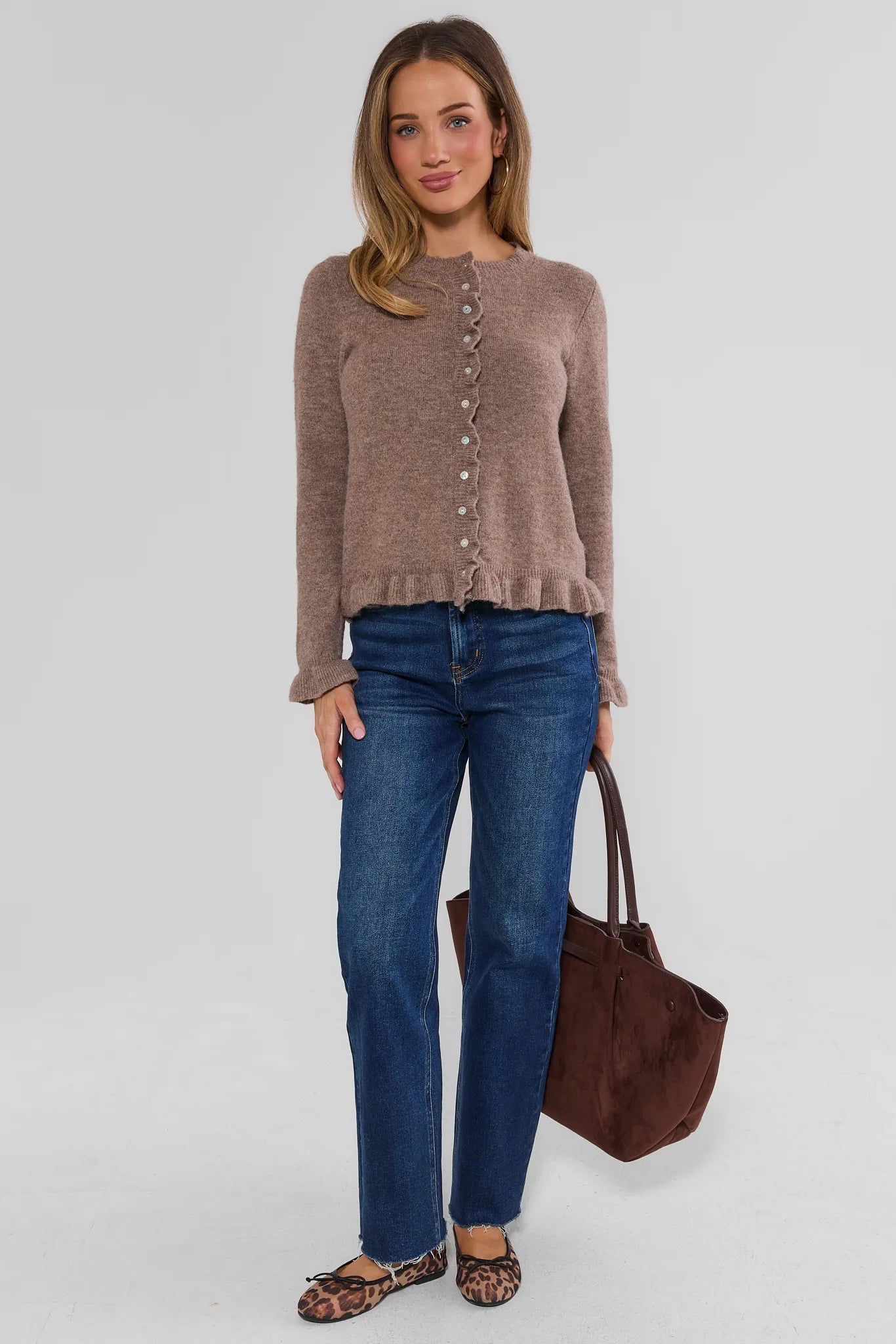 Jamie Brown Scalloped Cardigan