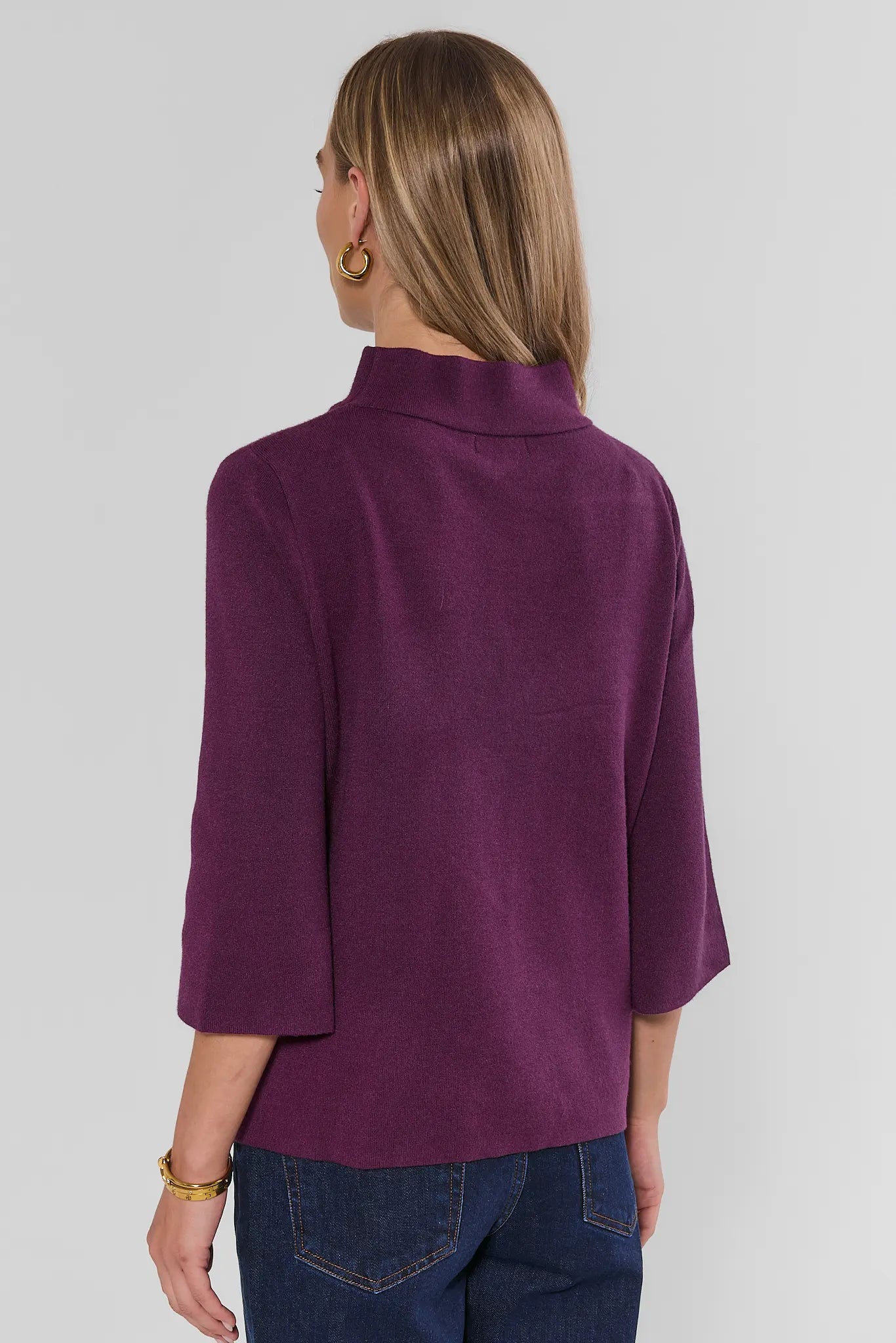 Jackie Plum Knit Sweater