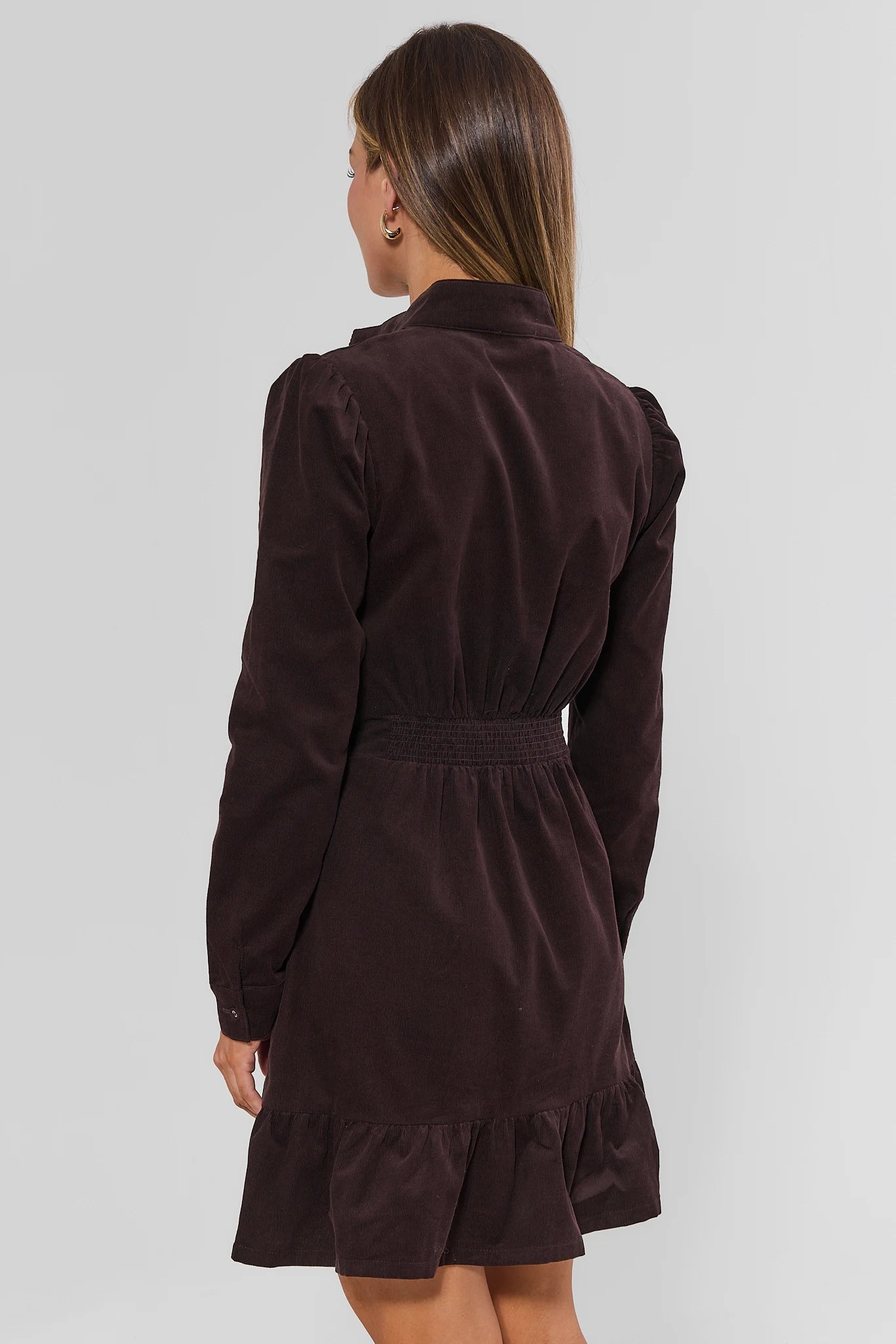 Elizabeth Brown Corduroy Short Dress