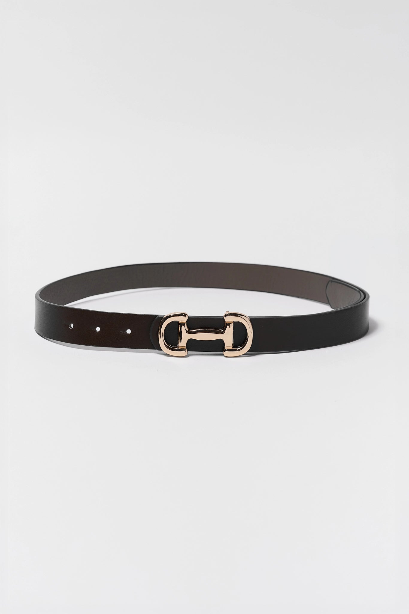 Black Horse Bit Buckle Belt