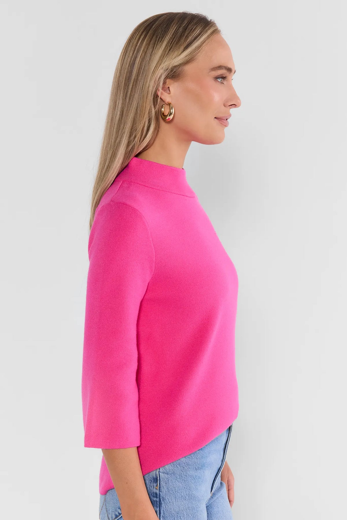 Jackie Pink Knit Sweater