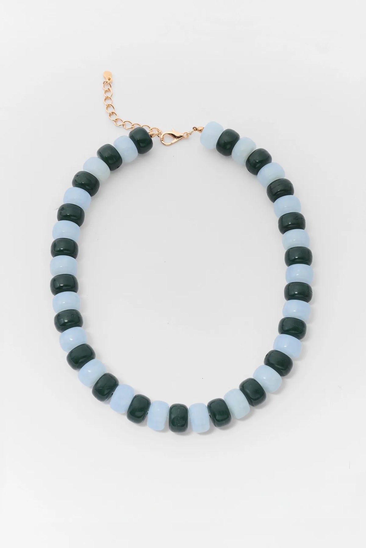 Blue Multi Beaded Necklace