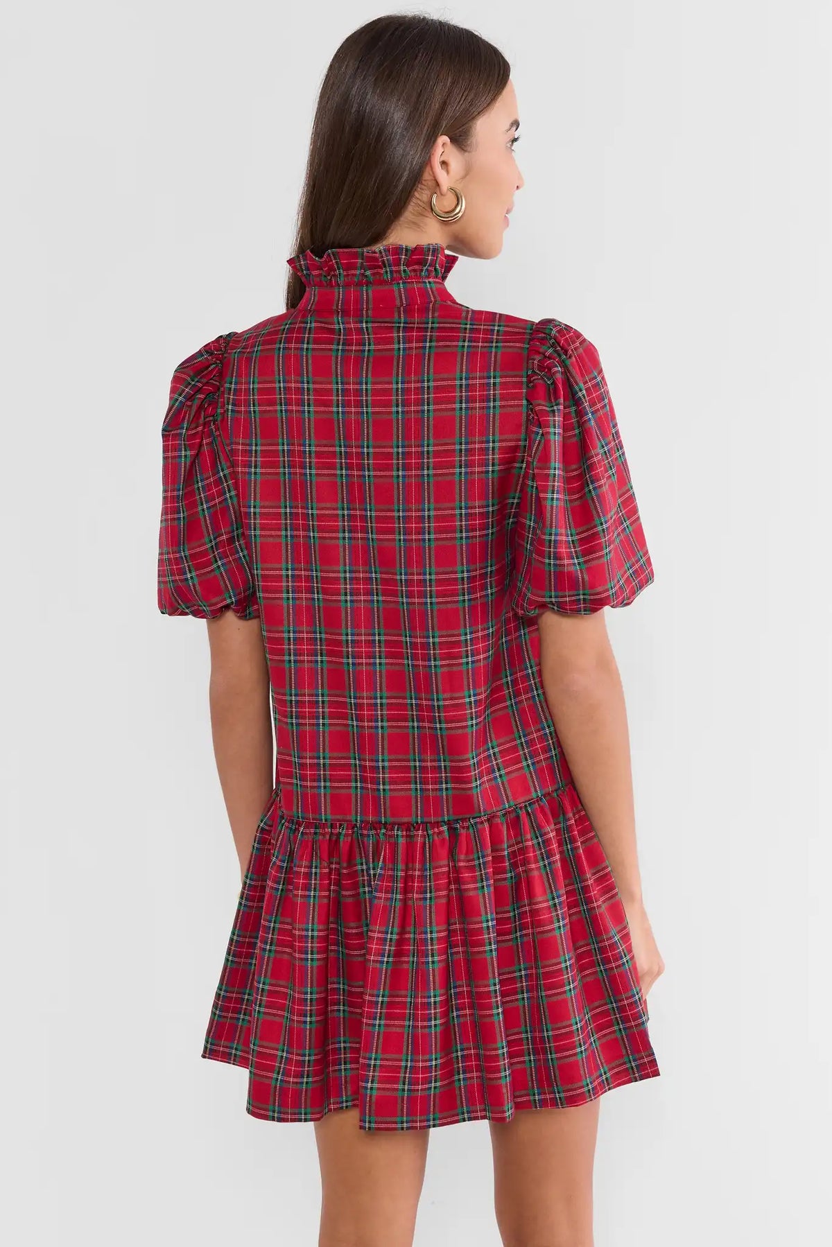 Corinne Plaid Mini Dress