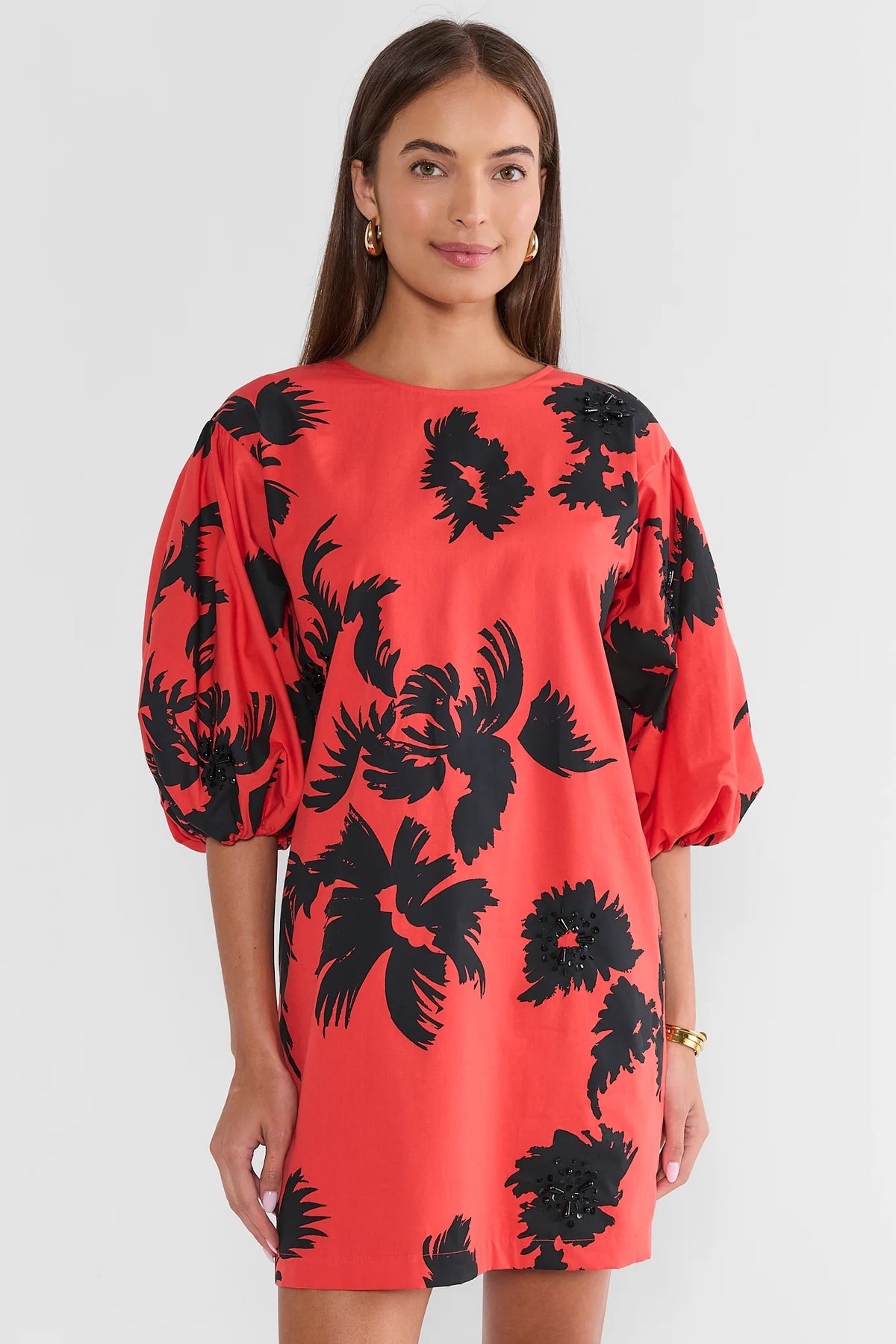 Ember Abstract Printed Short Dress