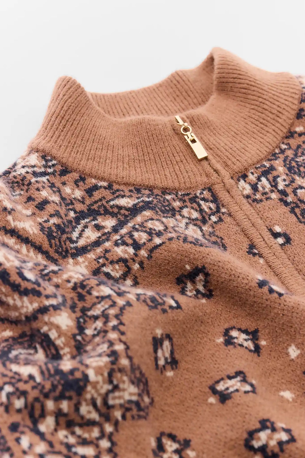 Nancy Brown Bandana Print Sweater
