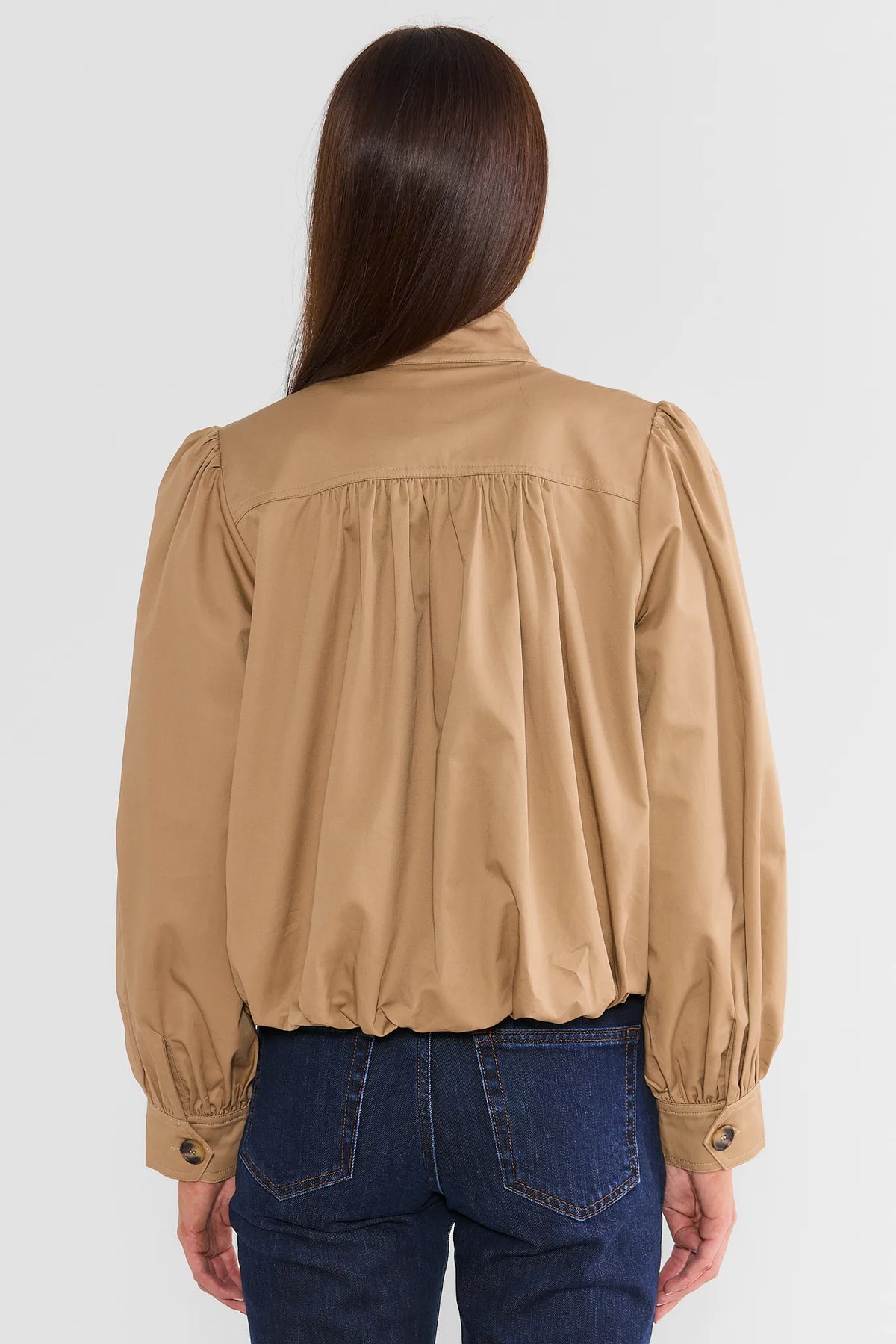 Tan Bomber Jacket