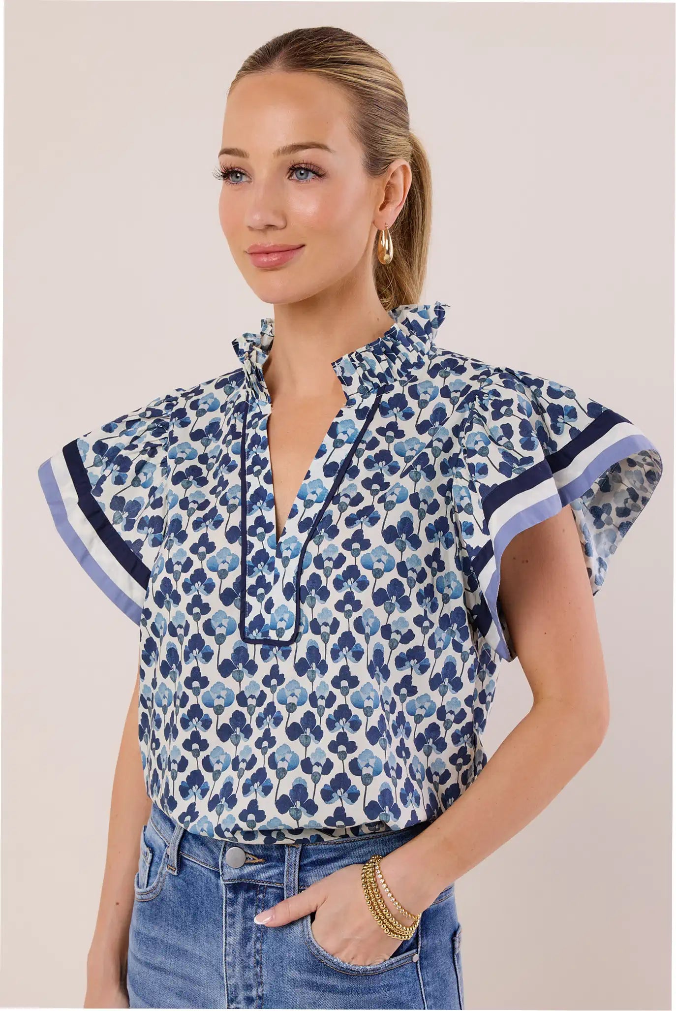 Winona Top- Blue