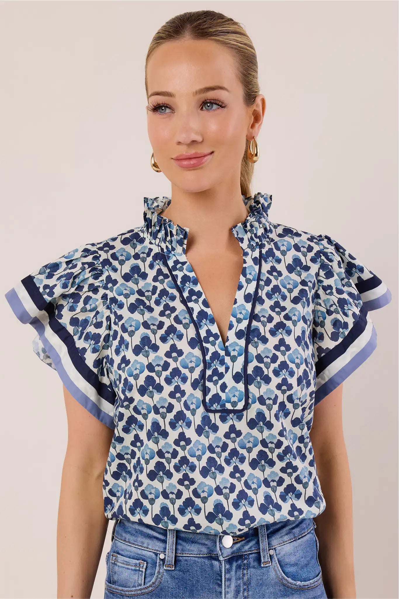 Winona Top- Blue