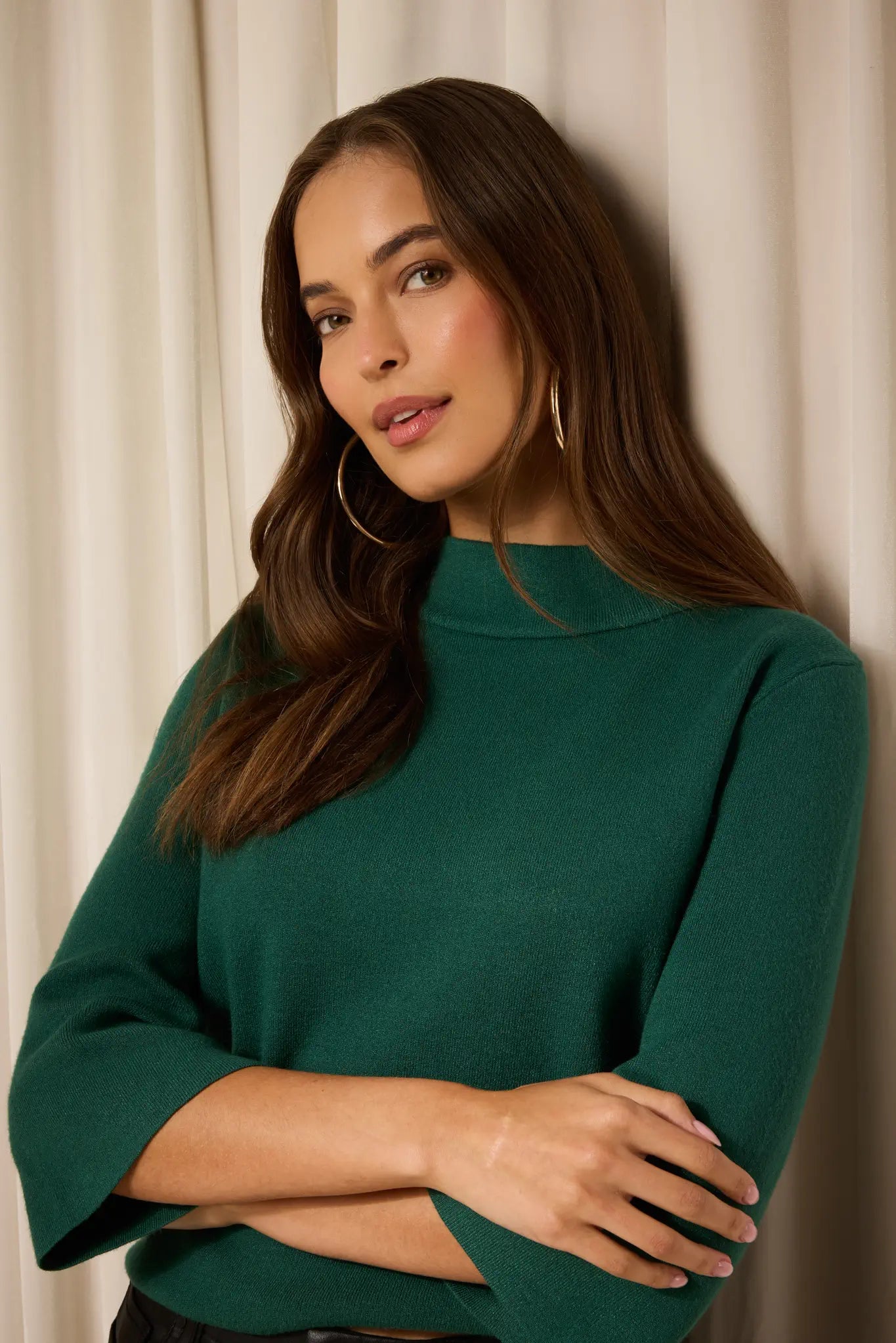 Jackie Green Knit Sweater