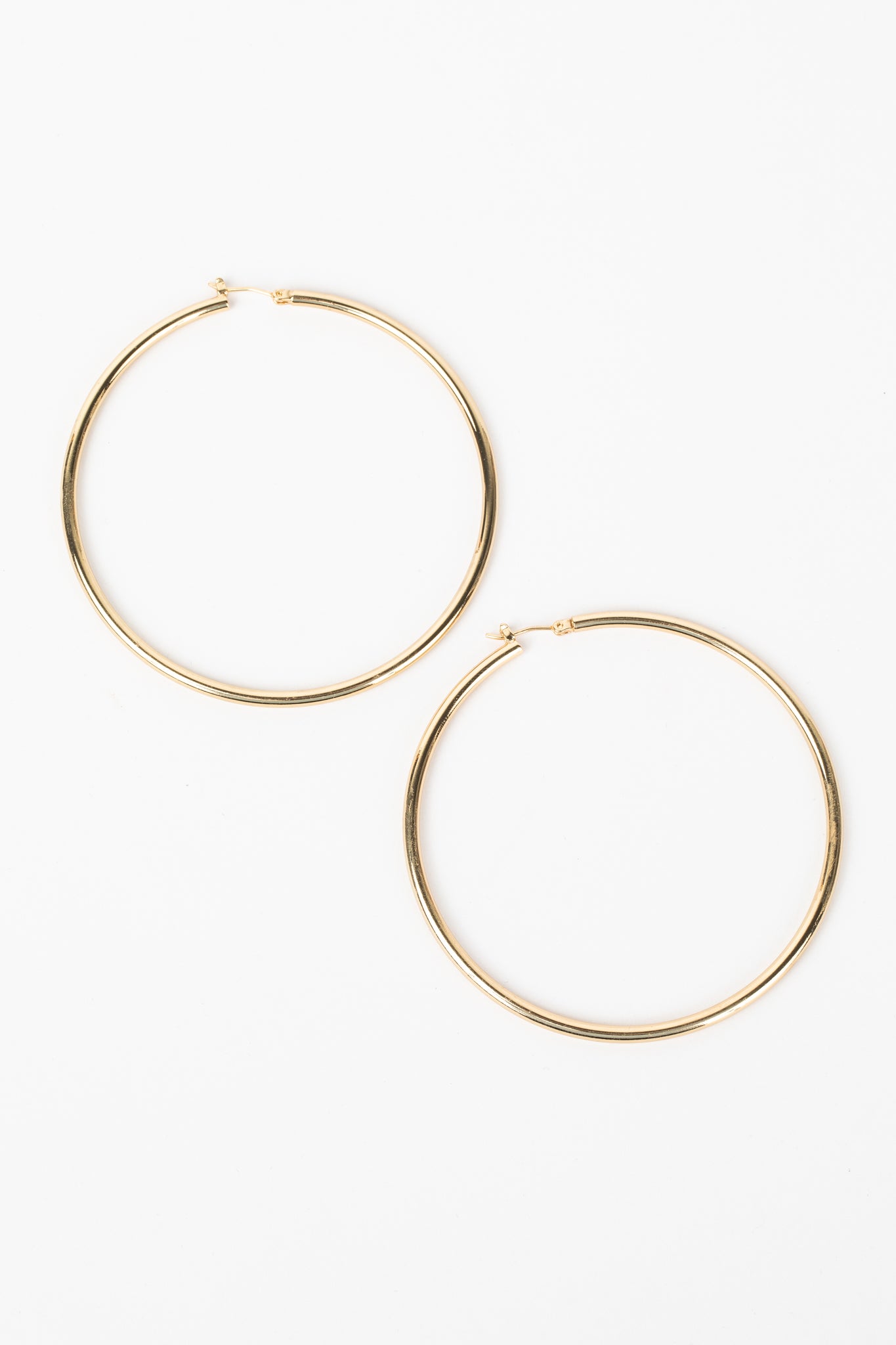 Denise Hoop Earrings 2.5" Diameter