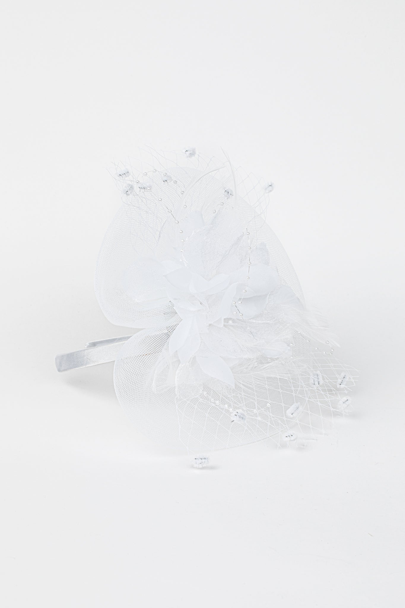 Anna Fascinator- White