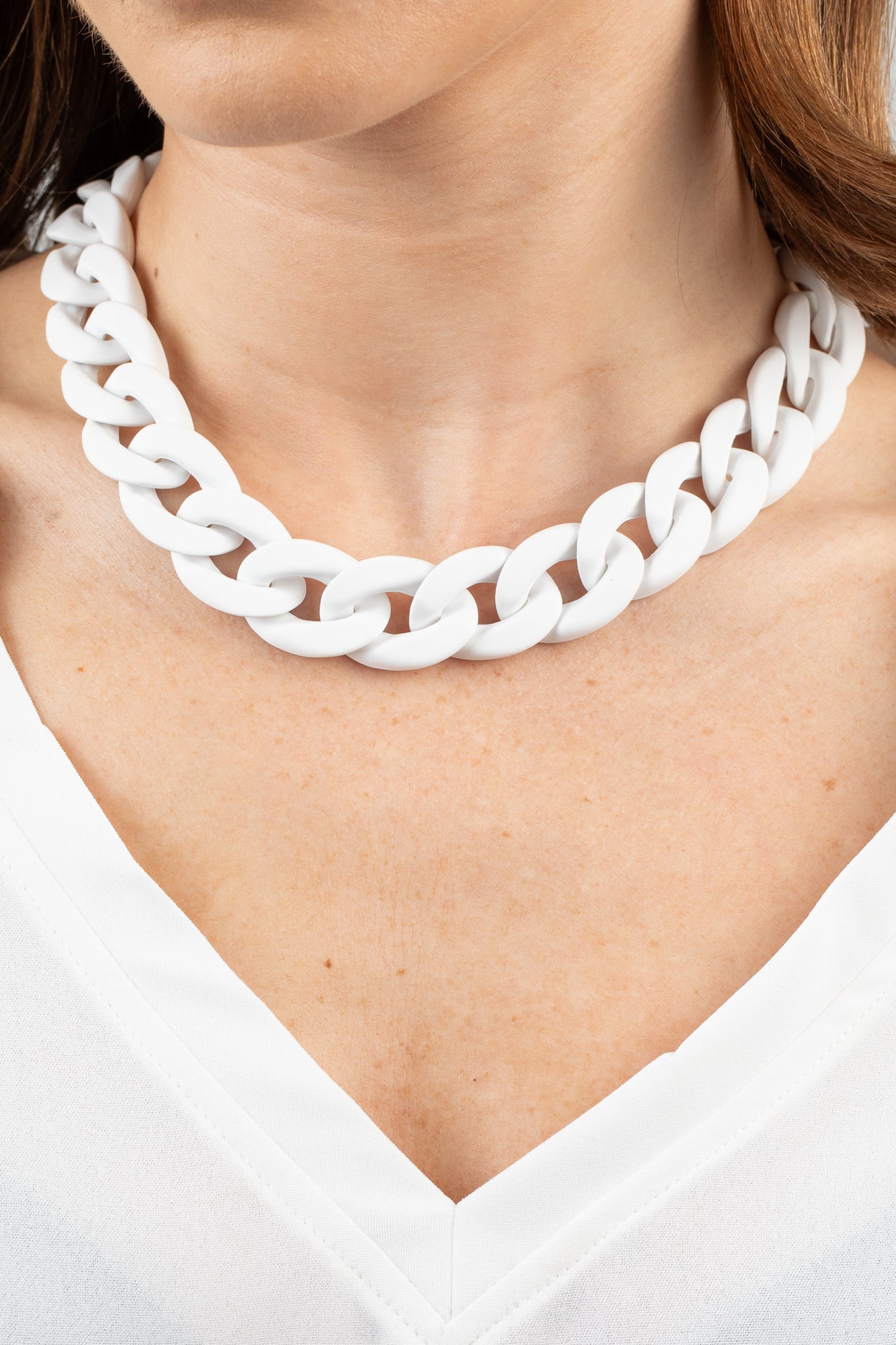 Mabel Necklace- White