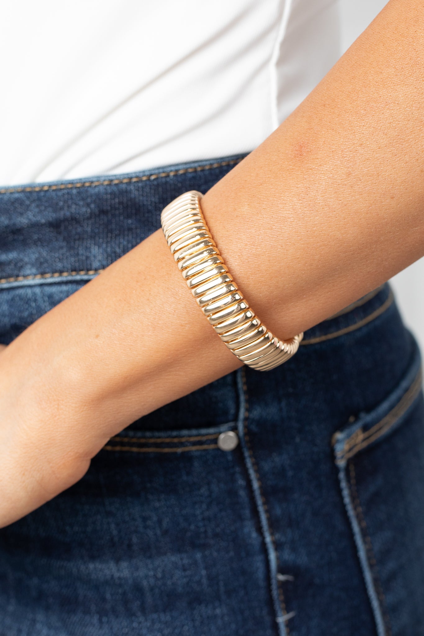 Kristin Cuff Bracelet- Gold