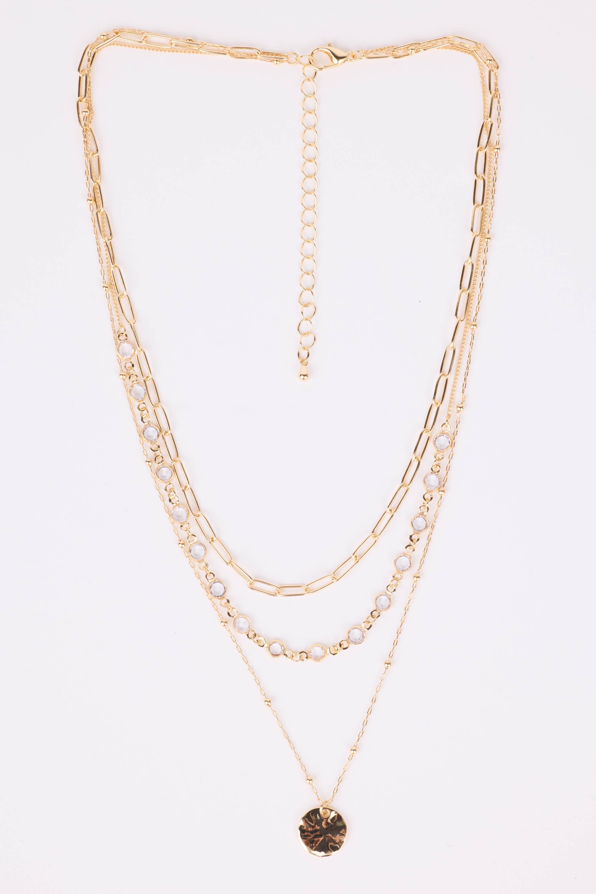 Nicole Necklace- Clear Crystal