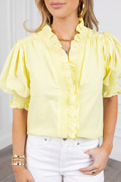 Juliana Top- Yellow