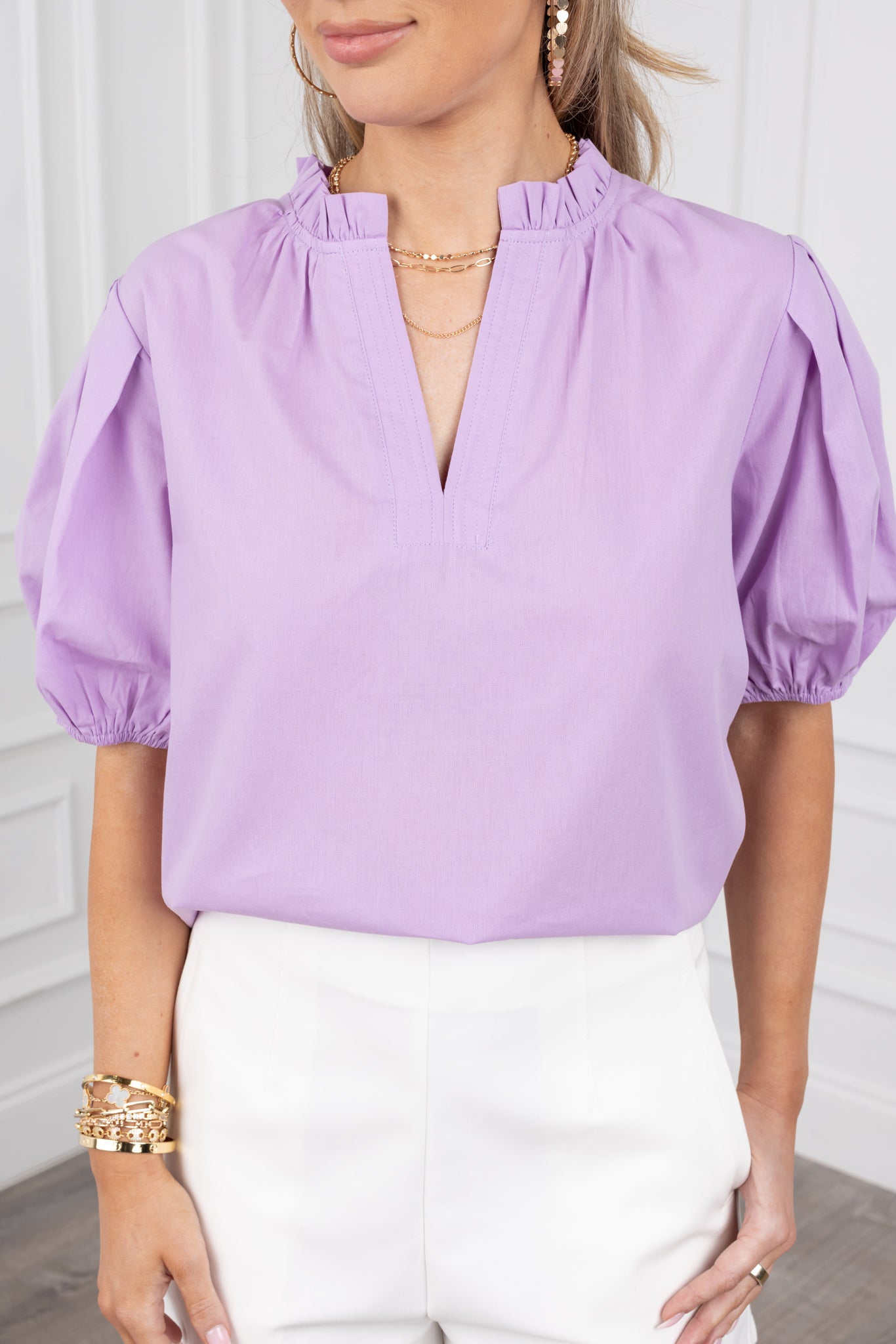 Georgina Top- Lilac