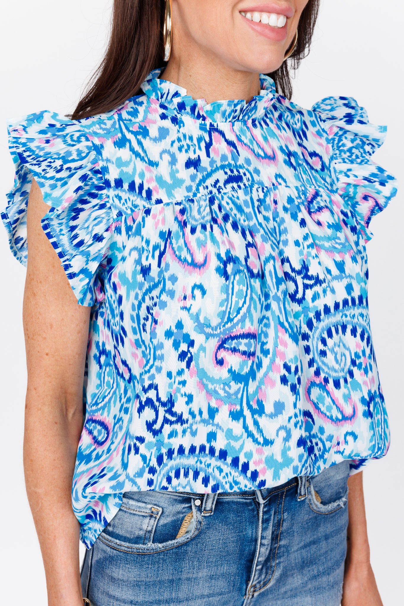 Raney Top- Blue