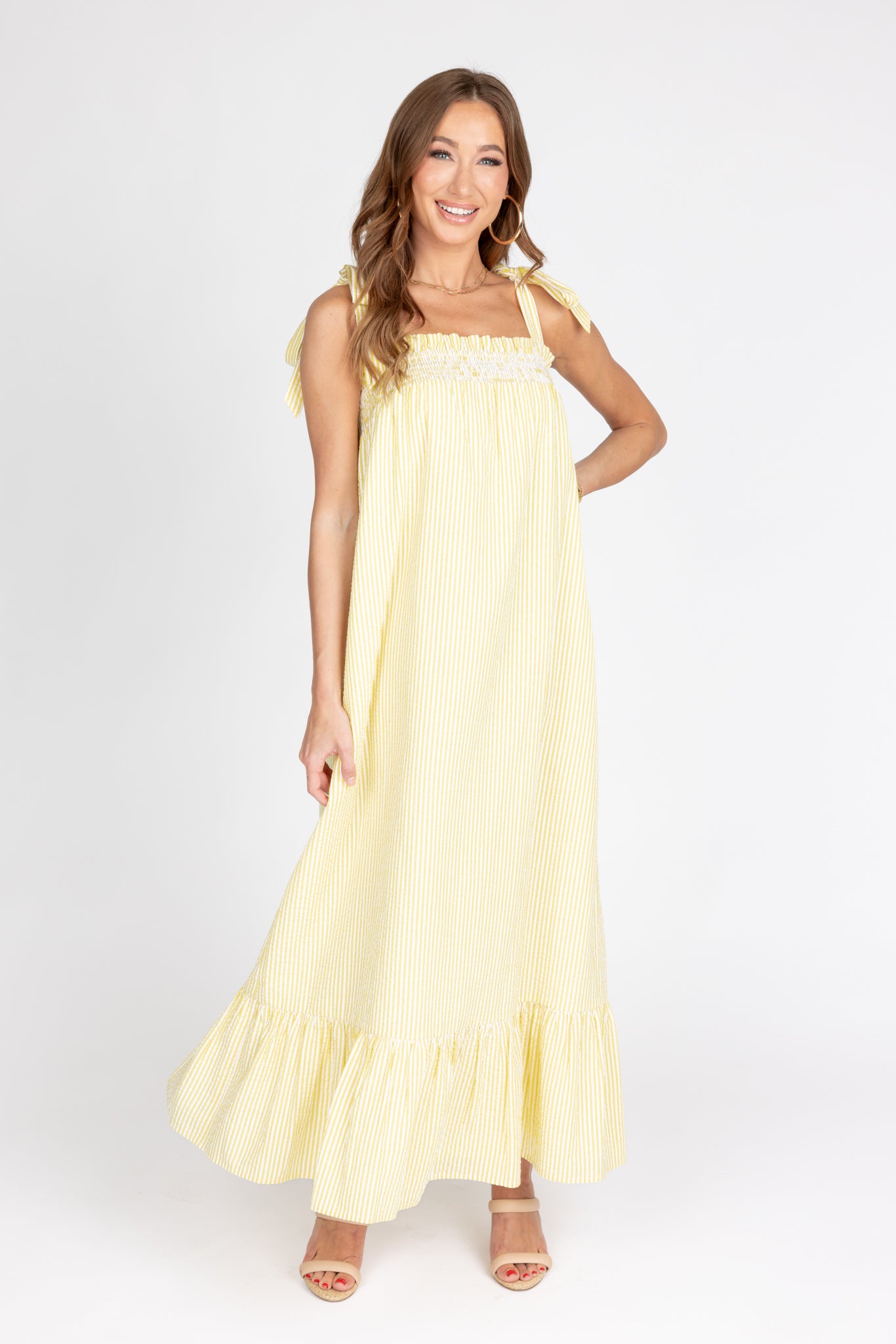 Nicolette Dress- Yellow