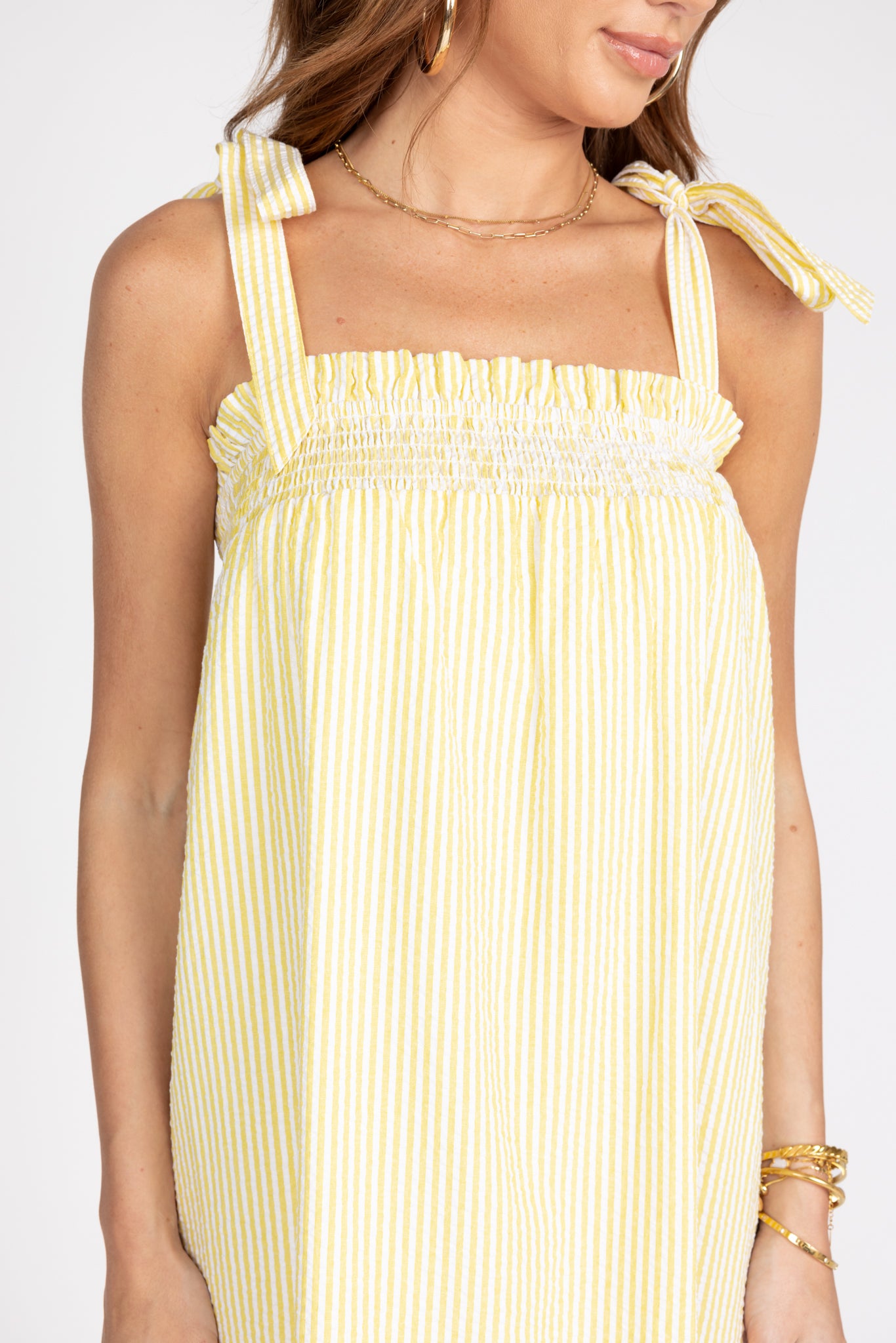 Nicolette Dress- Yellow