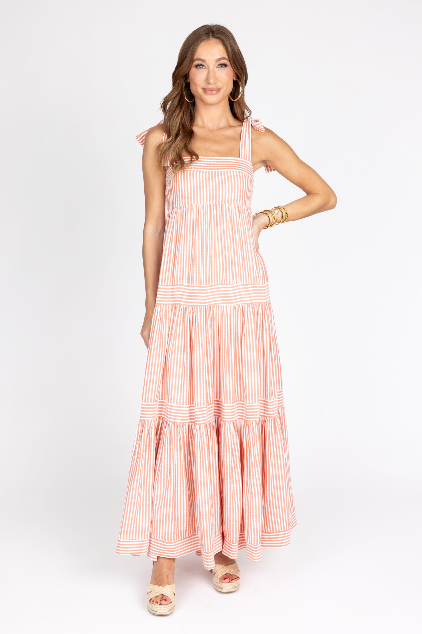 Nellie Dress- Coral