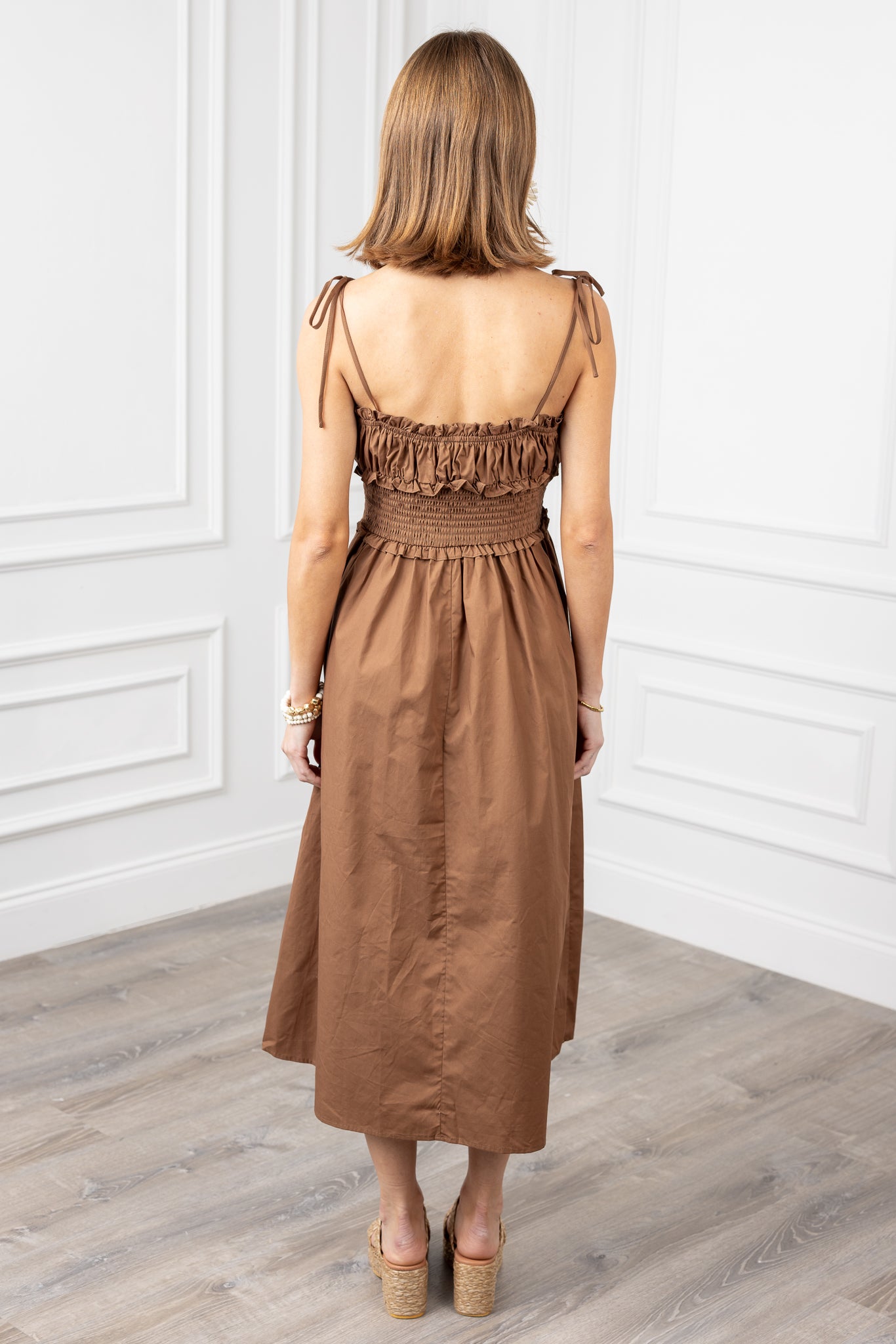 Tiffany Dress- Brown