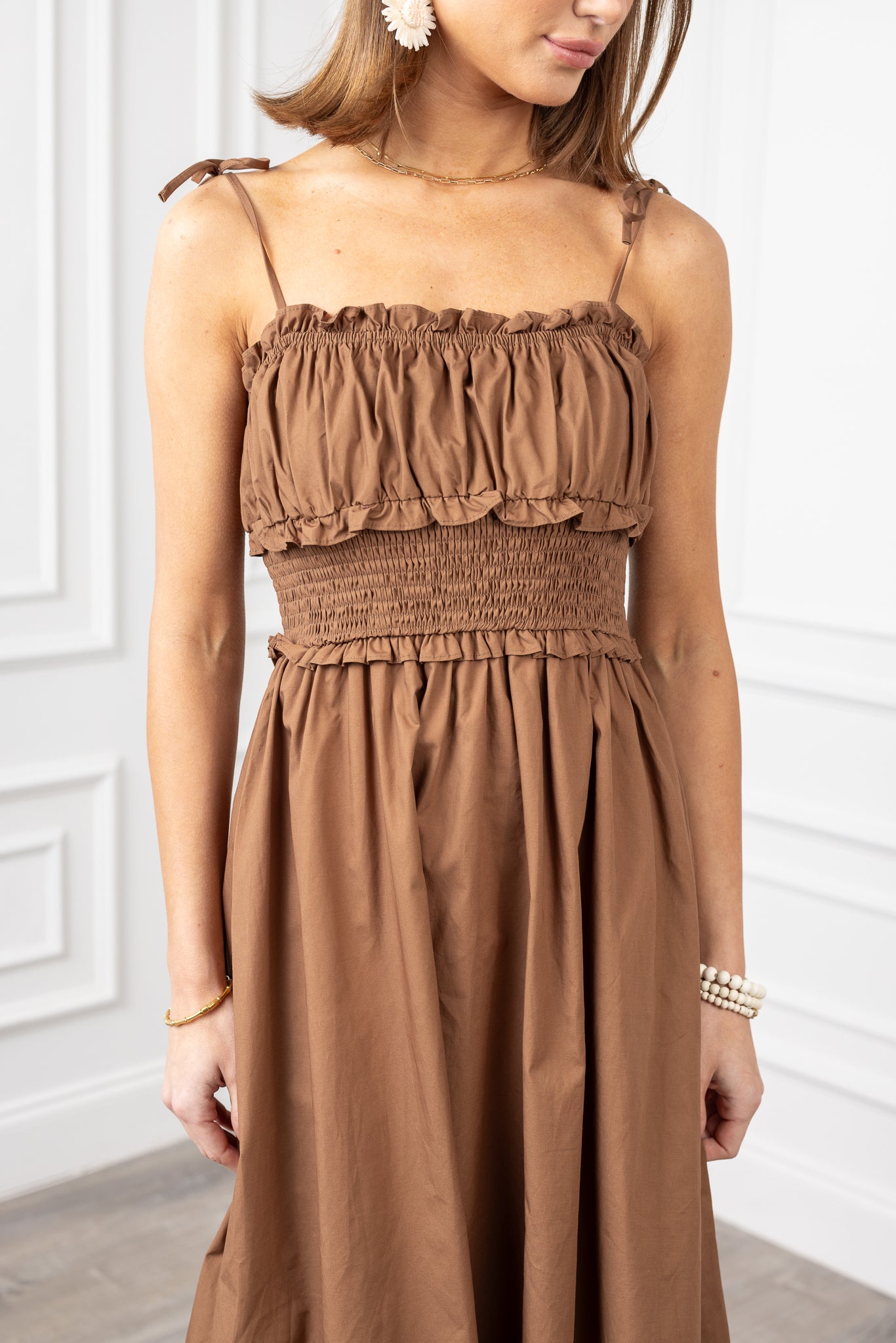 Tiffany Dress- Brown