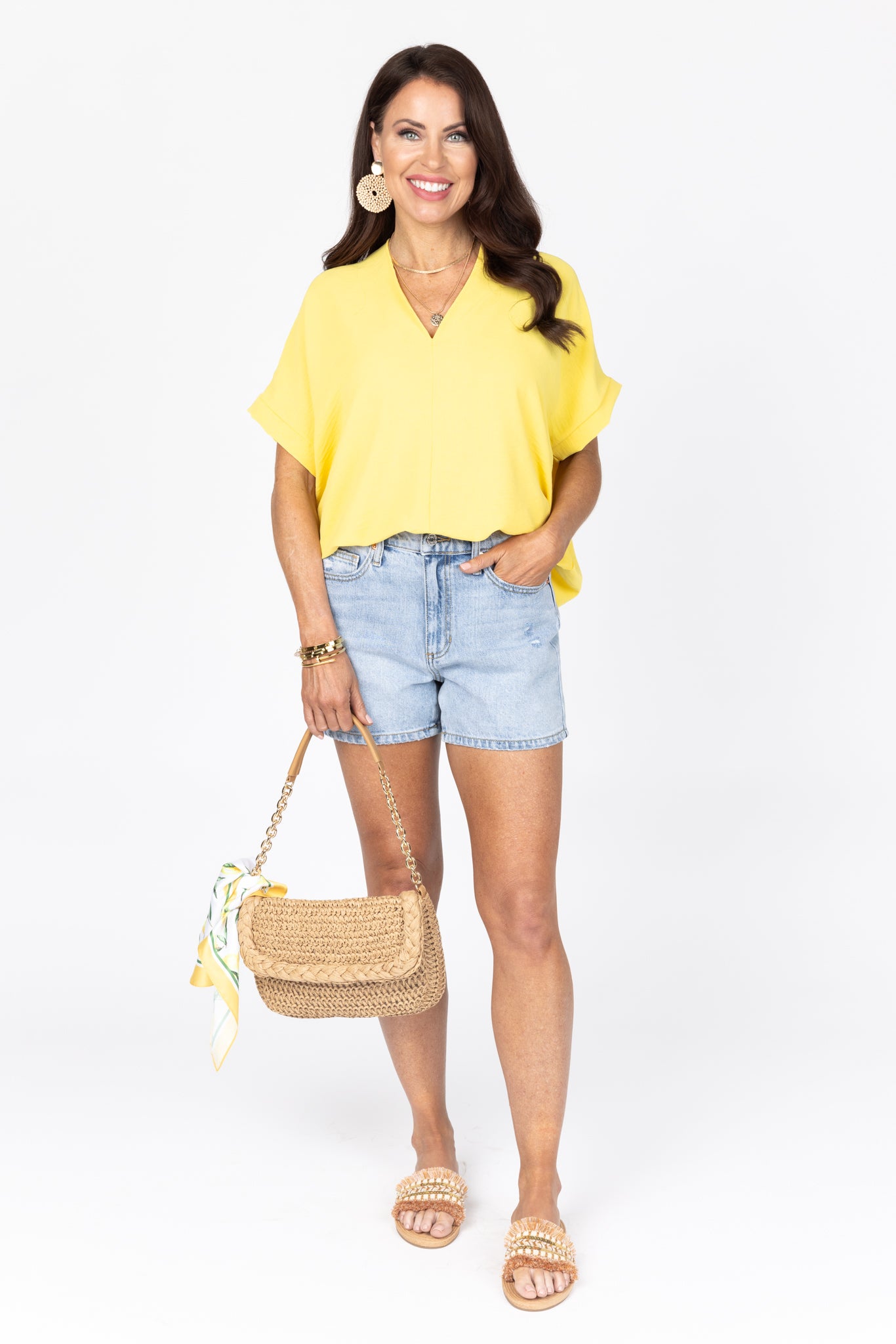 Gabriella Top- Yellow