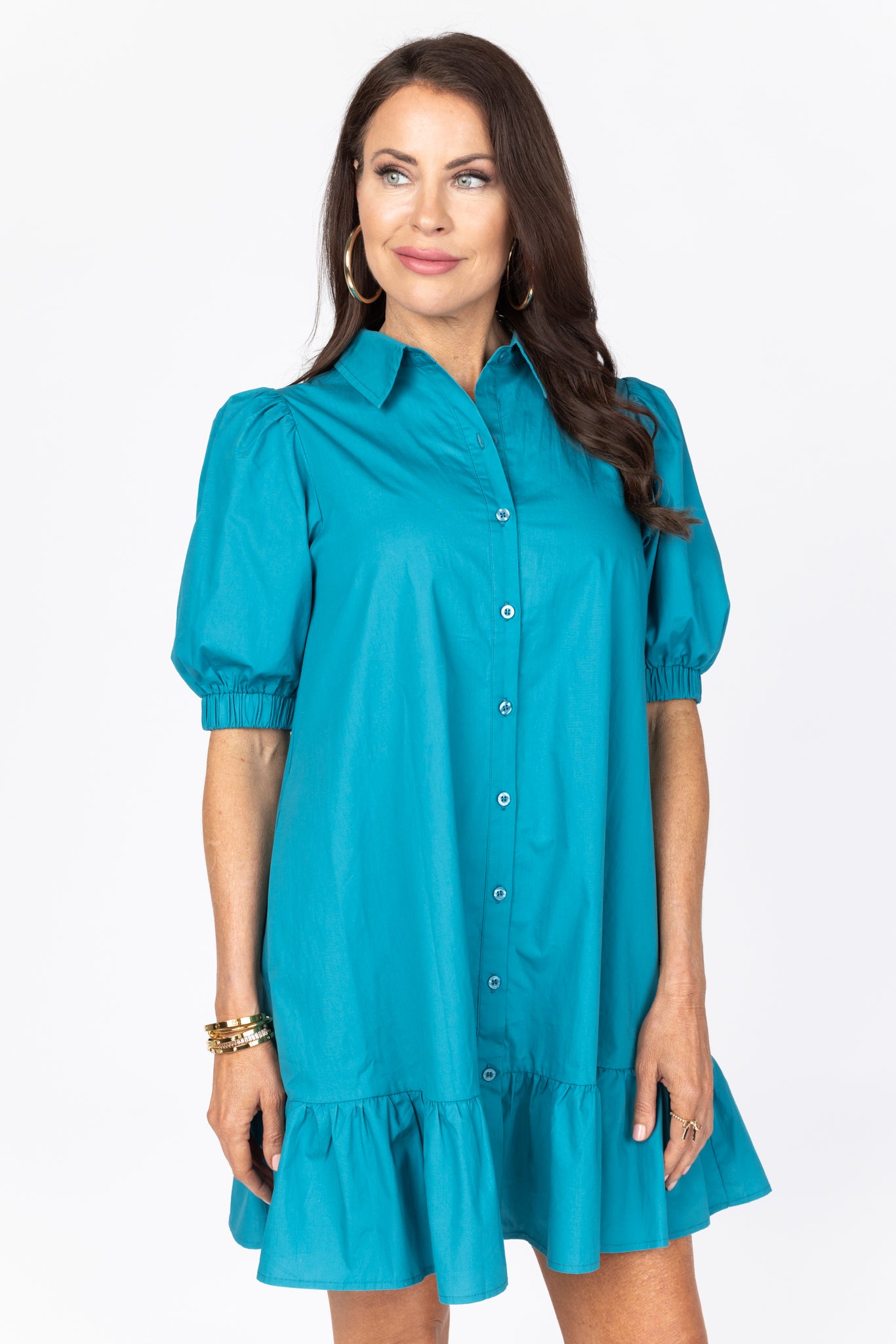 Tasha Dress- Turquoise