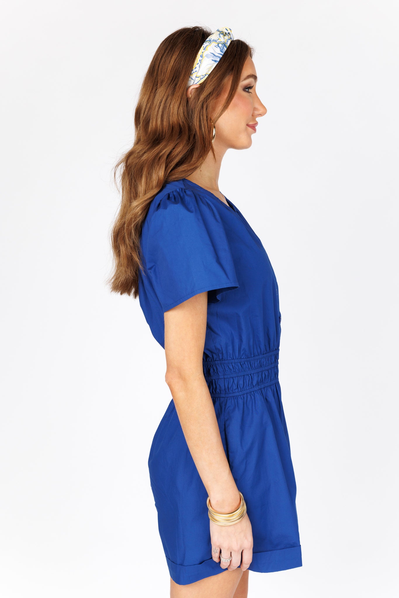 Ginger Romper- Navy