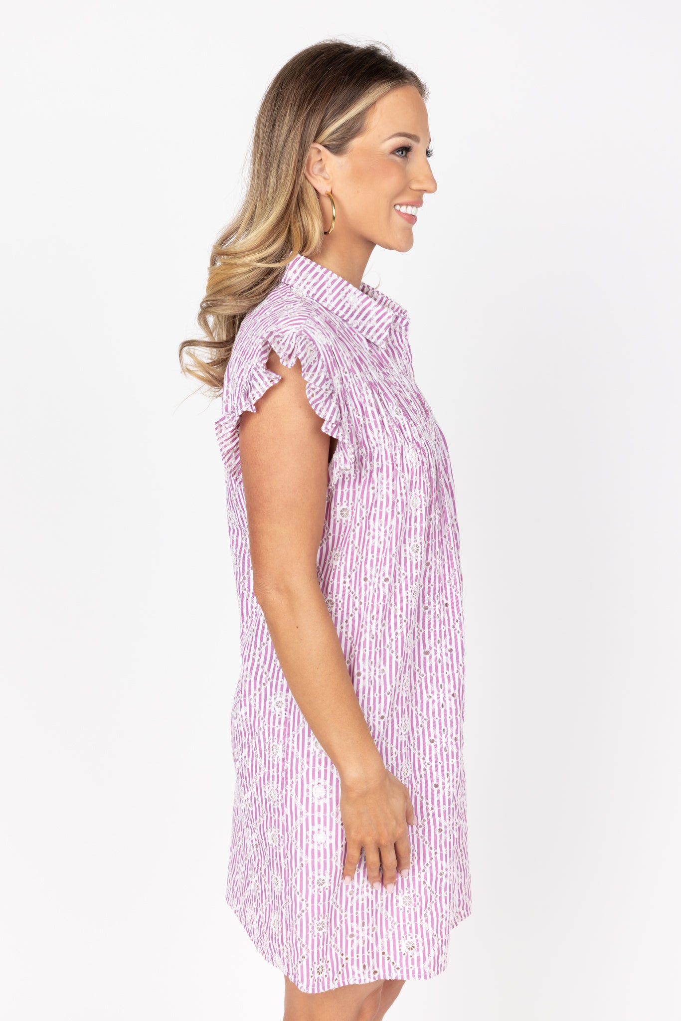 Gentry Dress- Berry