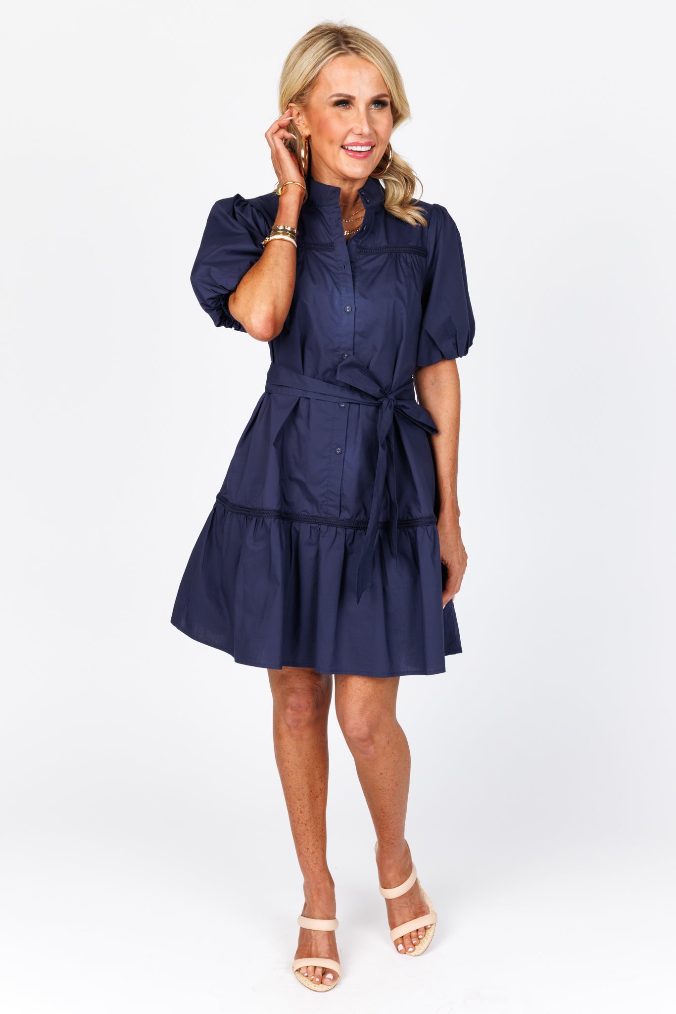 Jane Dress- Navy