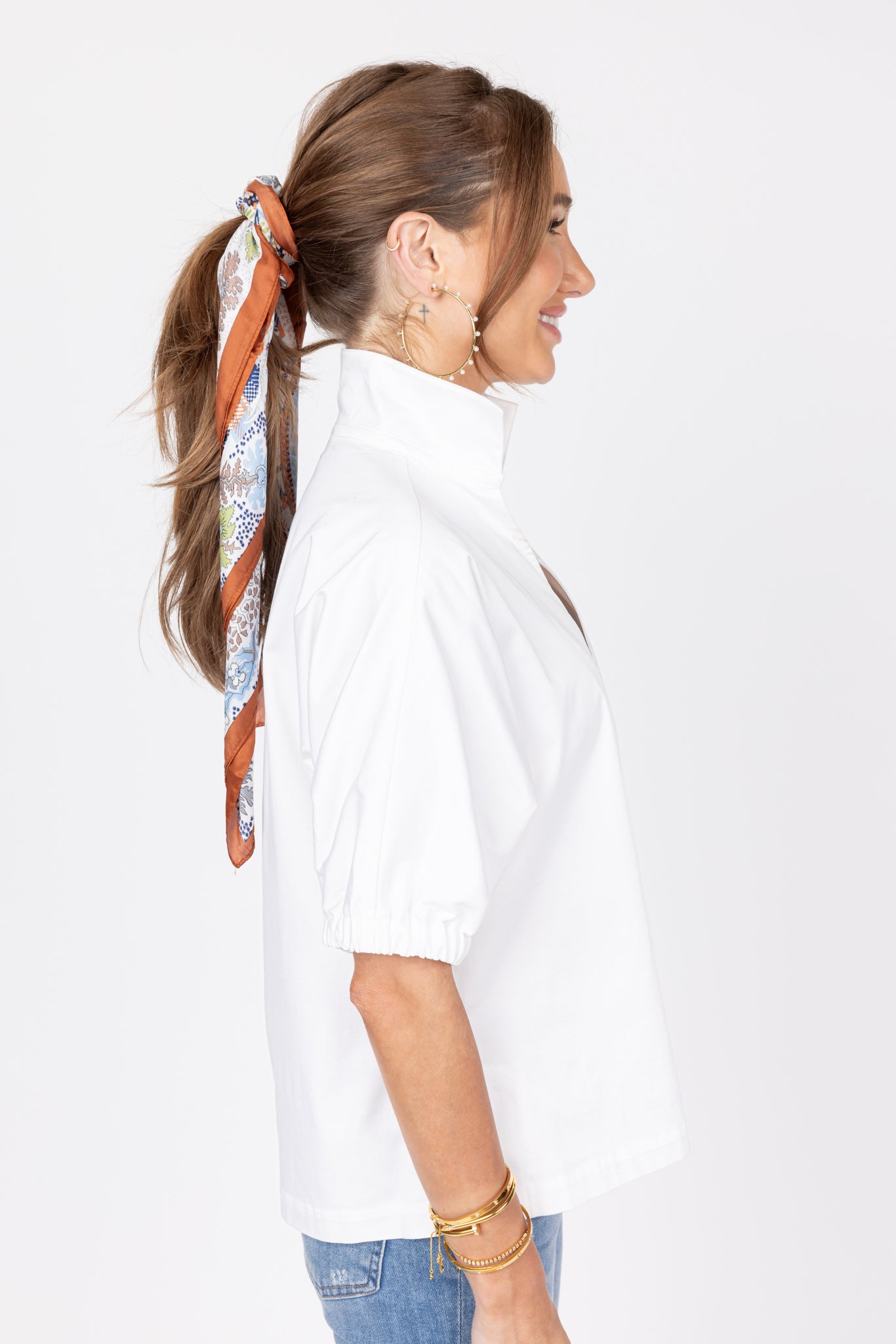 Poppy Top- White by Emily McCarthy