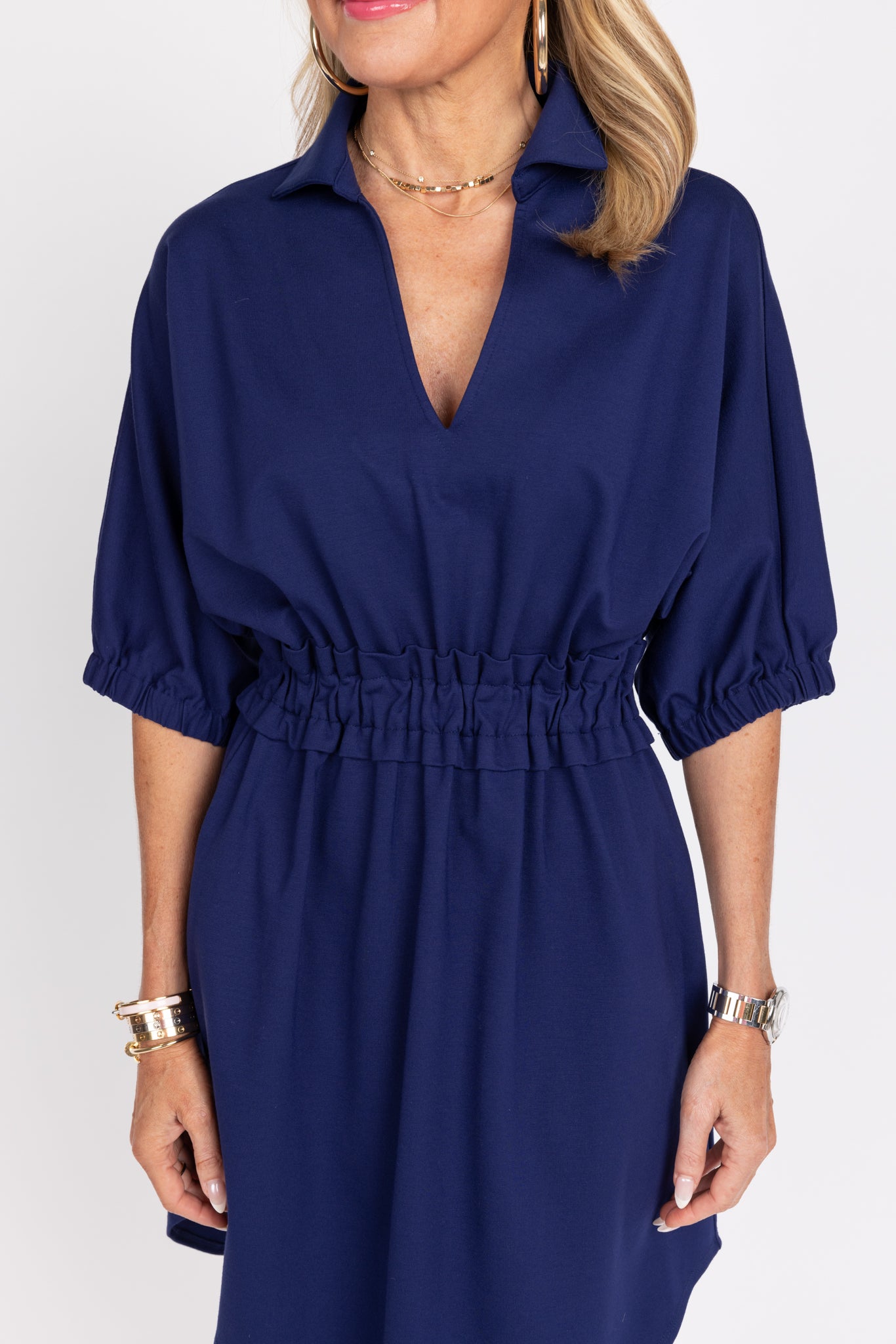 Palmer Dress- Navy by Emily McCarthy