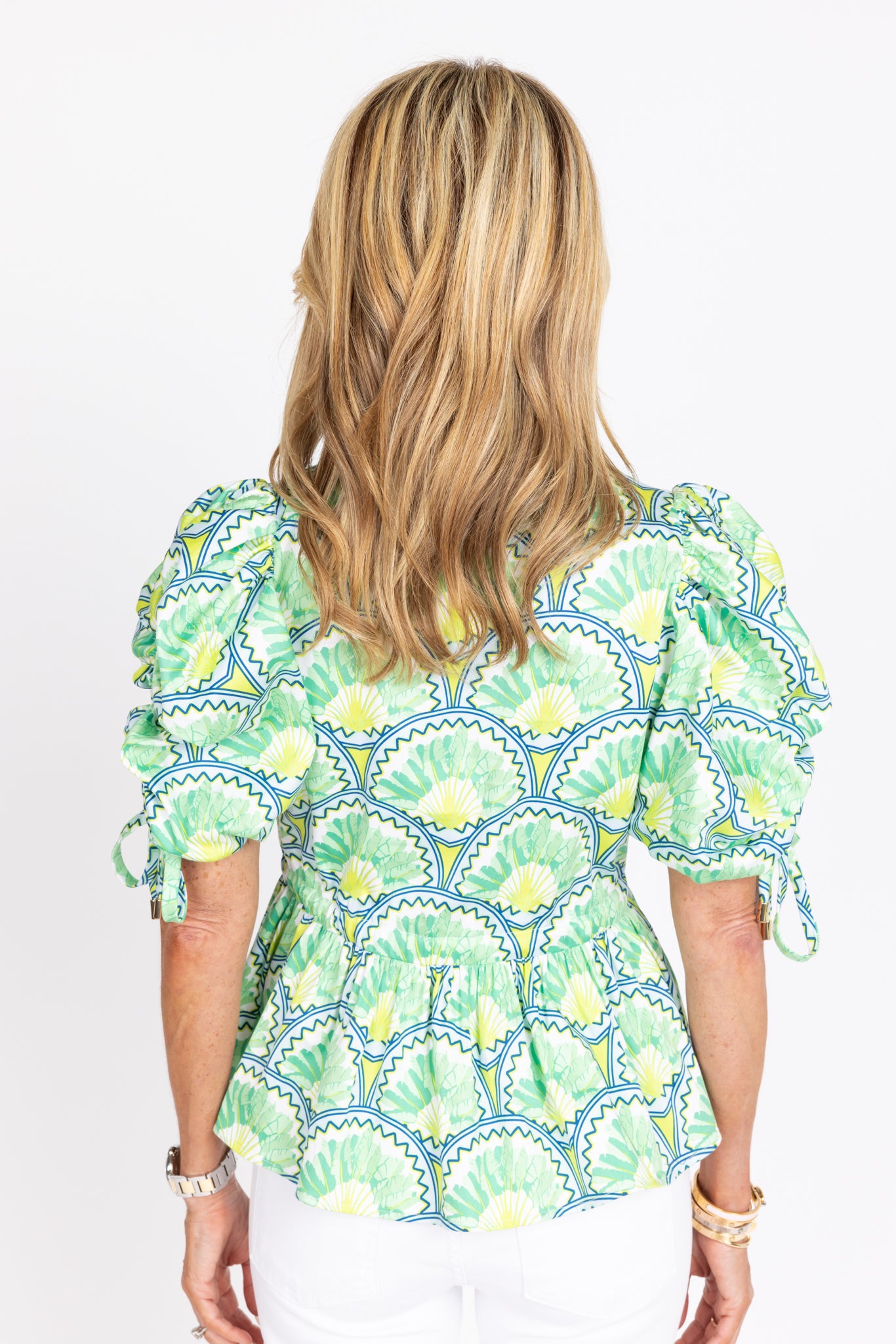 Posey Top-  Deco Palm by Emily McCarthy