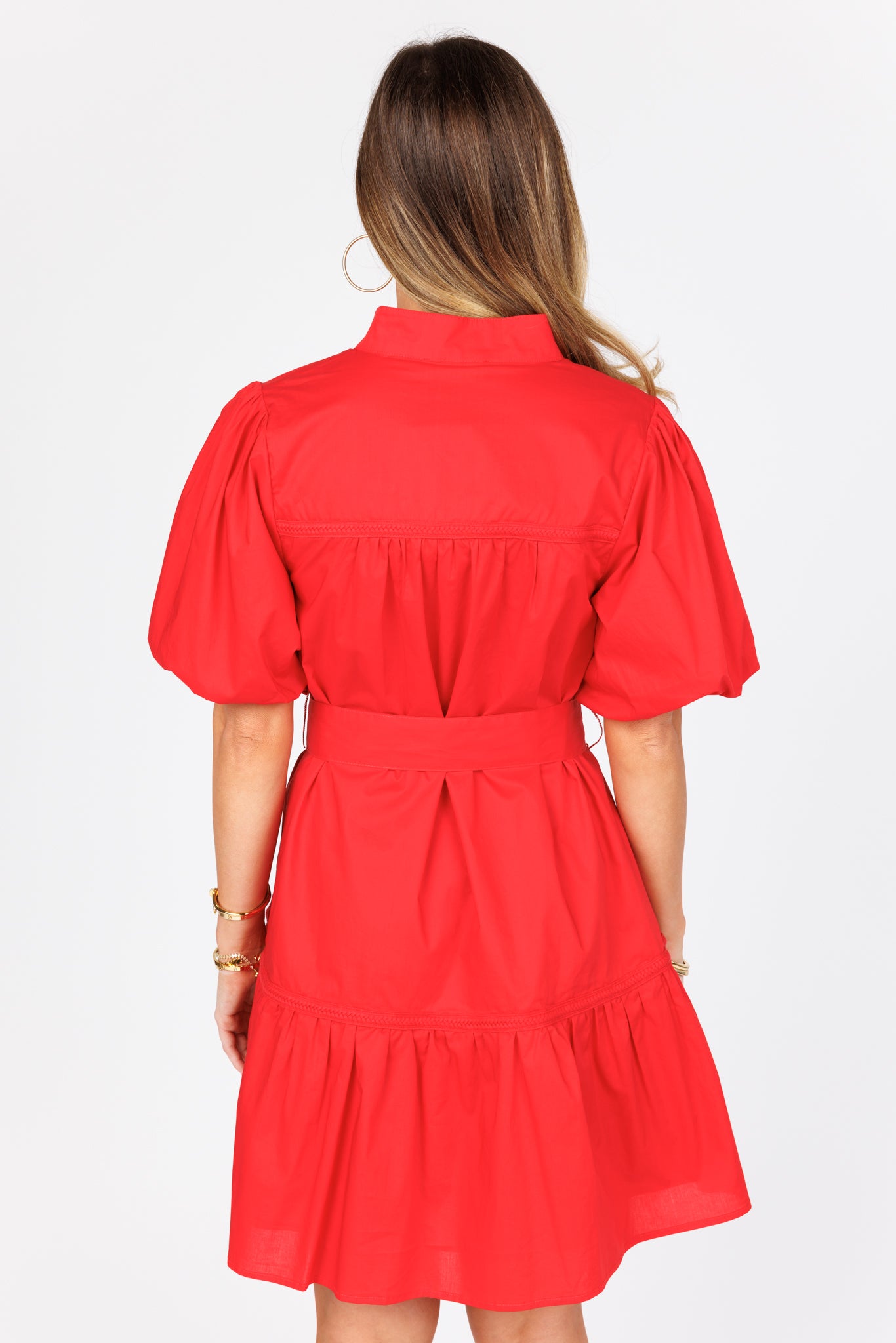 Jane Dress- Red