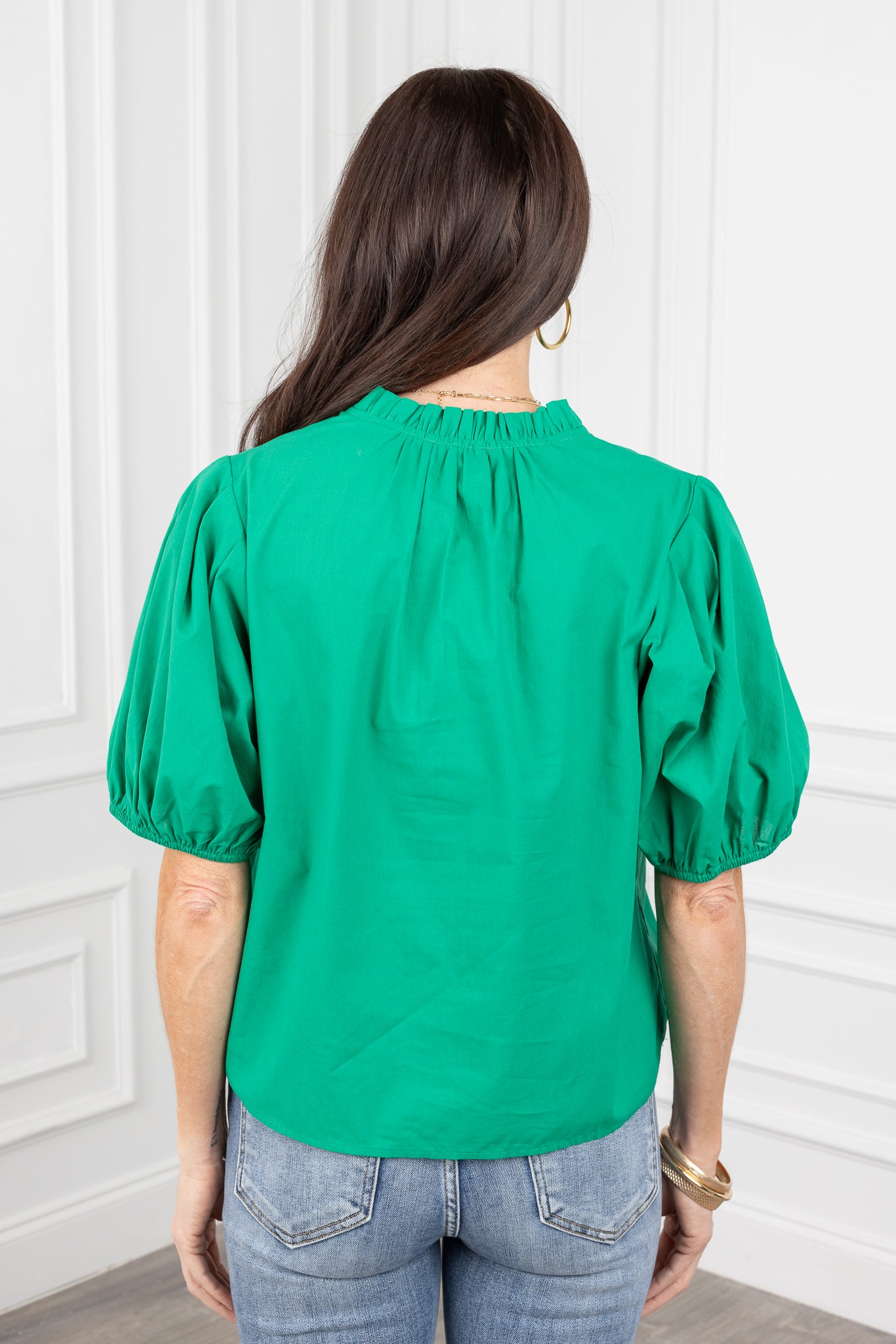 Georgina Top- Green