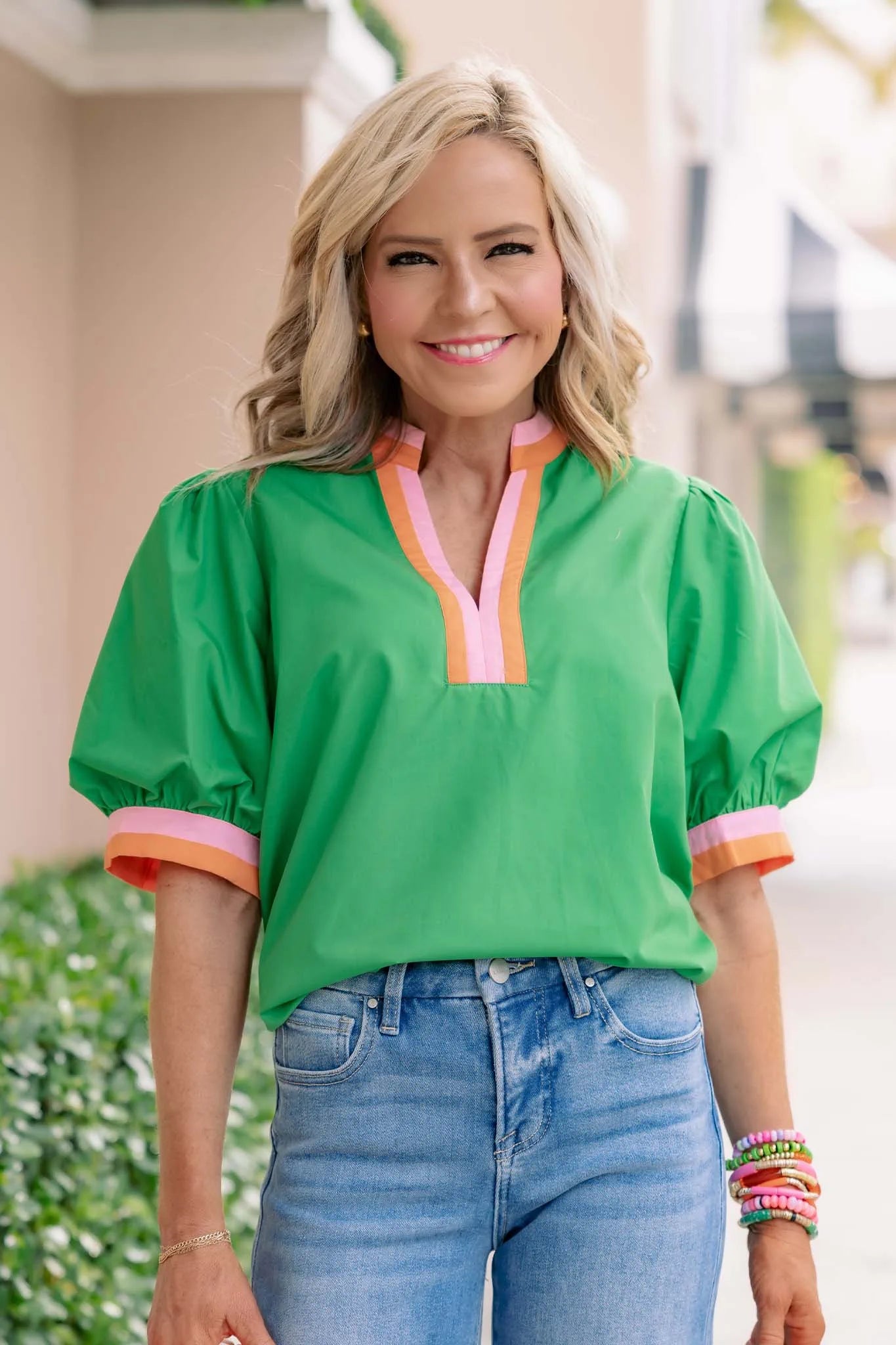 Adelaide Top - Green