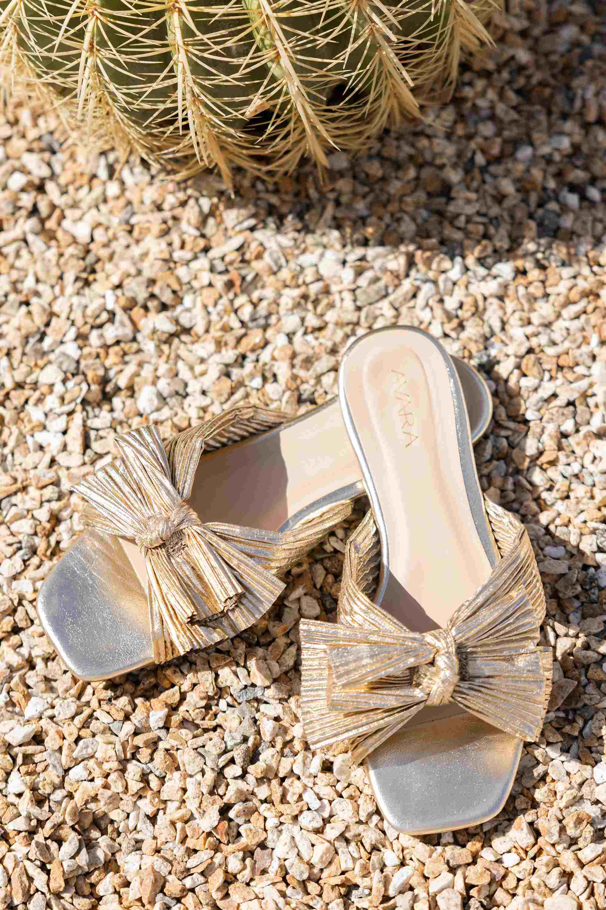 Ariel Sandals- Gold