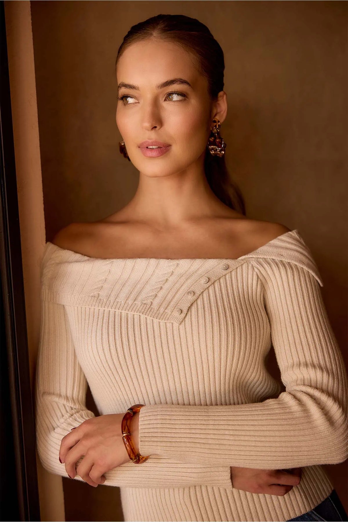 Women's Ribbed Knit Top | Avara